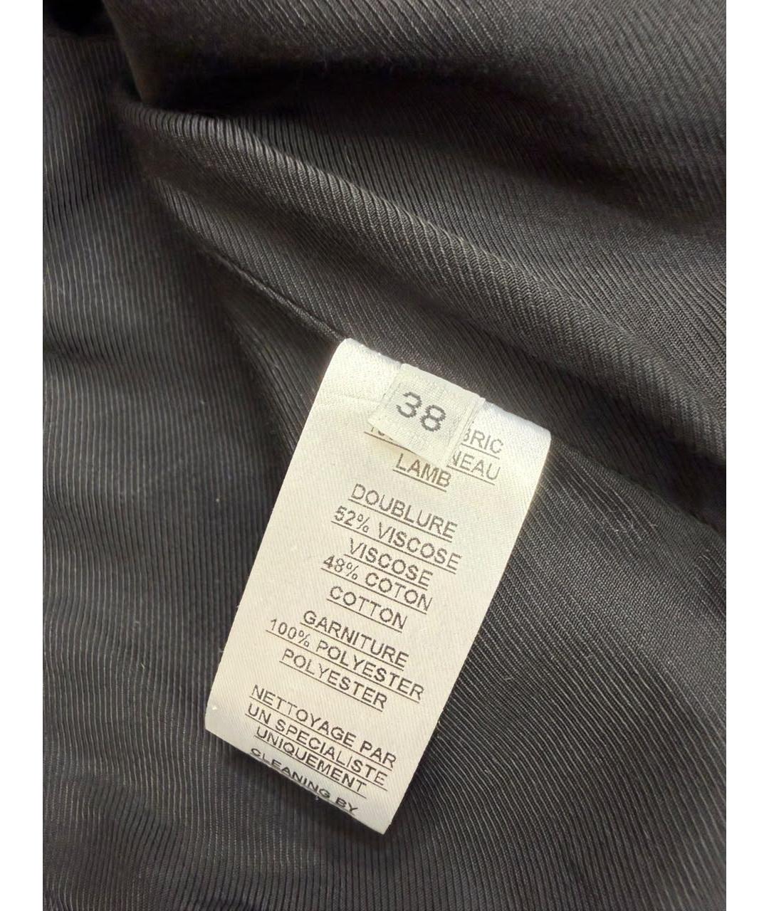 BALMAIN Черная кожаная куртка, фото 6