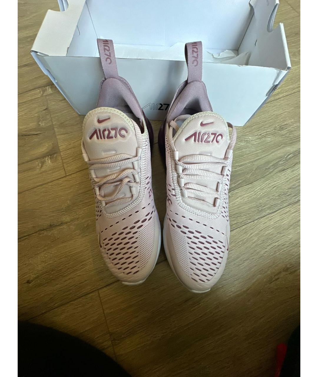 NIKE Розовые текстильные кроссовки, фото 2