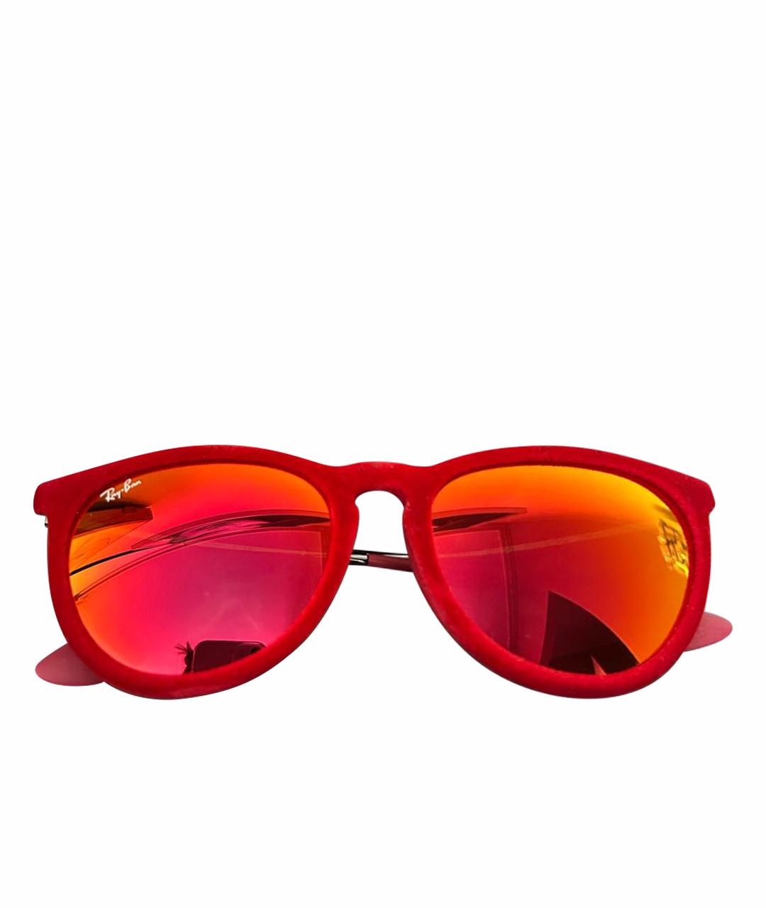 RAY BAN Красные солнцезащитные очки, фото 1
