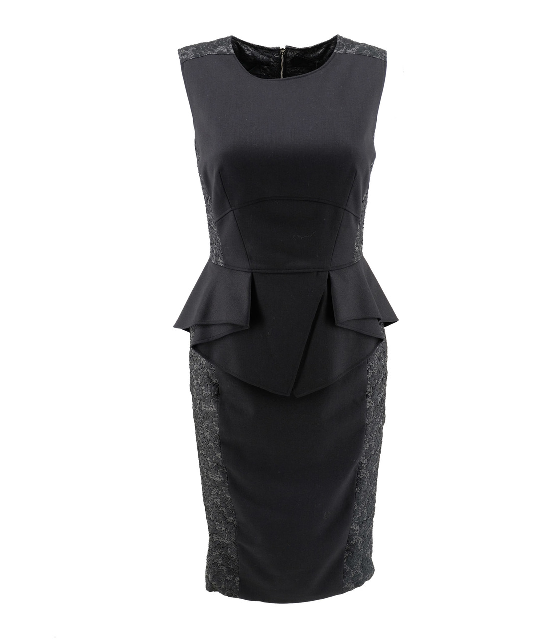 ELIE SAAB Черное шерстяное повседневное платье, фото 1