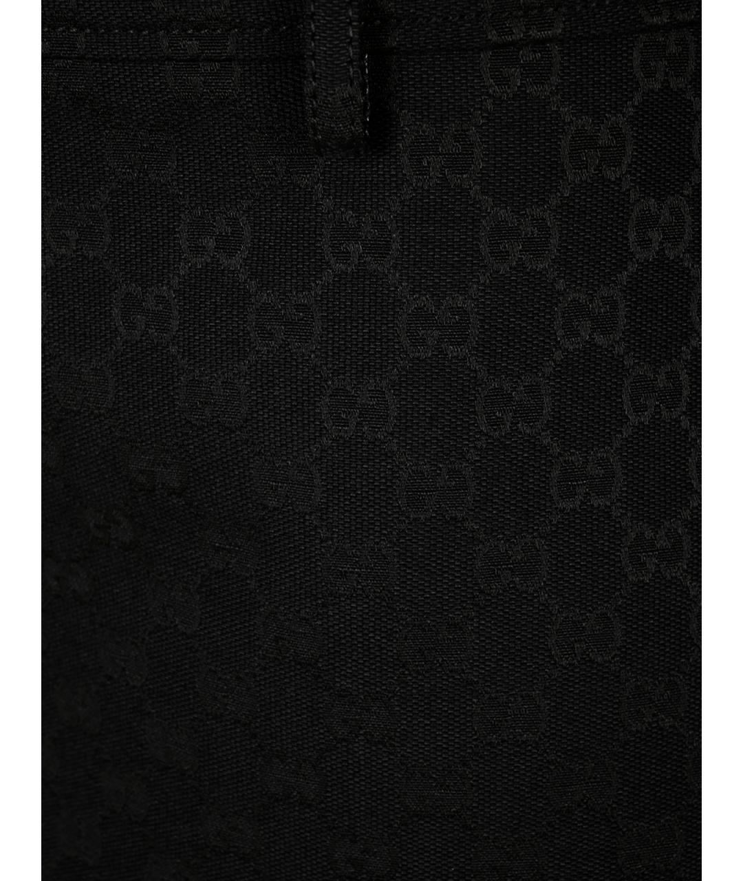 GUCCI Черная полиэстеровая юбка мини, фото 3