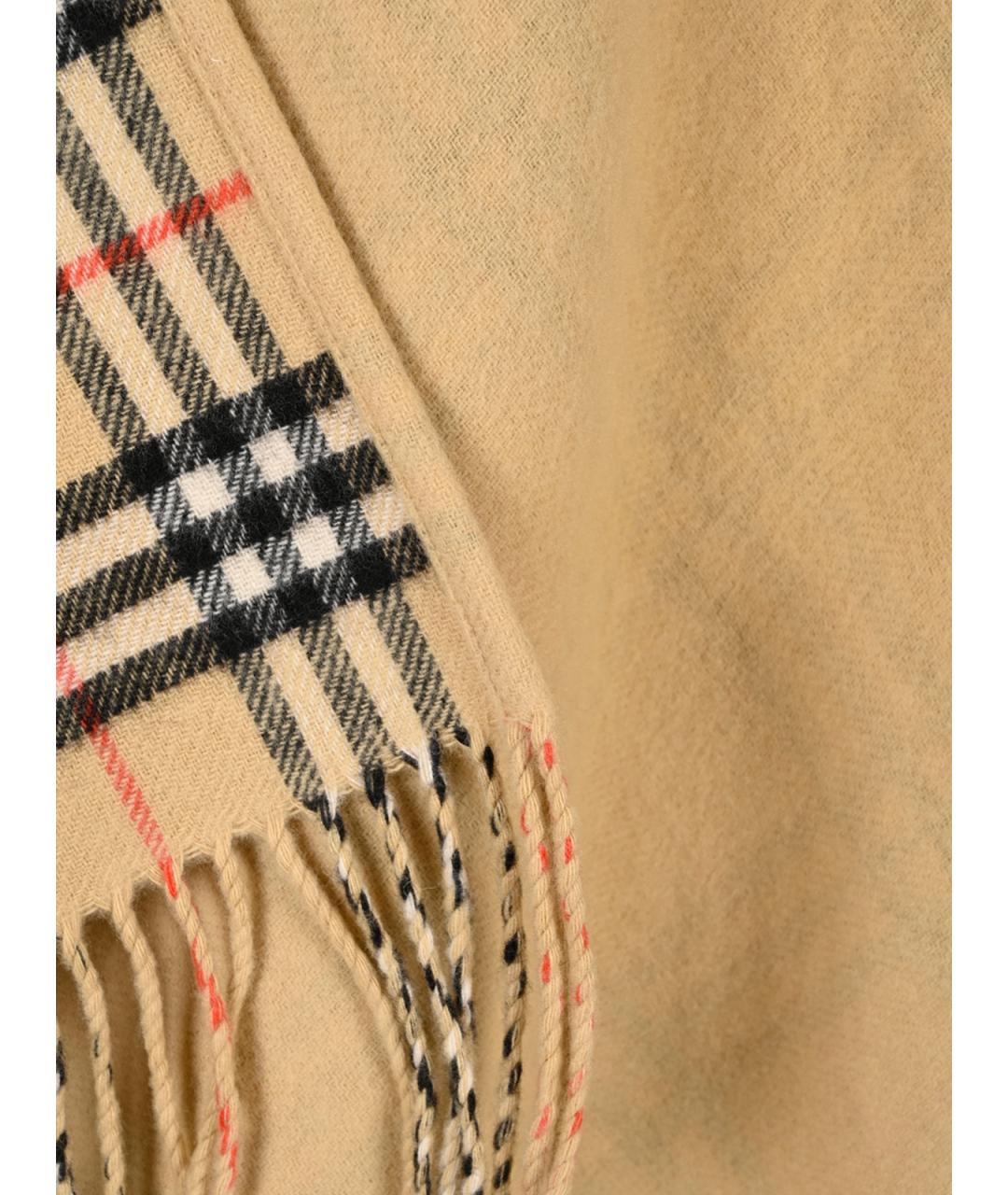 BURBERRY Бежевое шерстяное пальто, фото 3