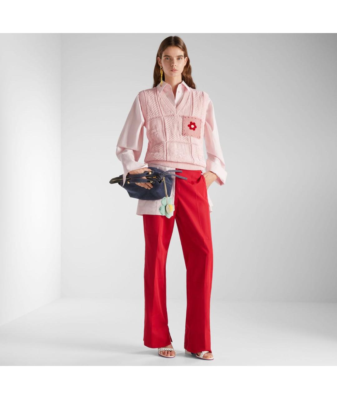 FENDI Розовая хлопковая жилетка, фото 2