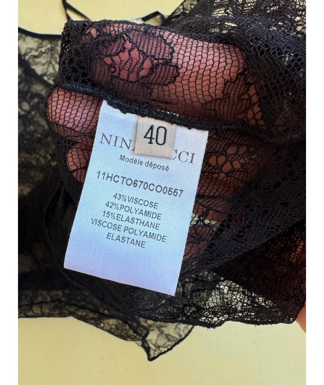 NINA RICCI Черная блузы, фото 7