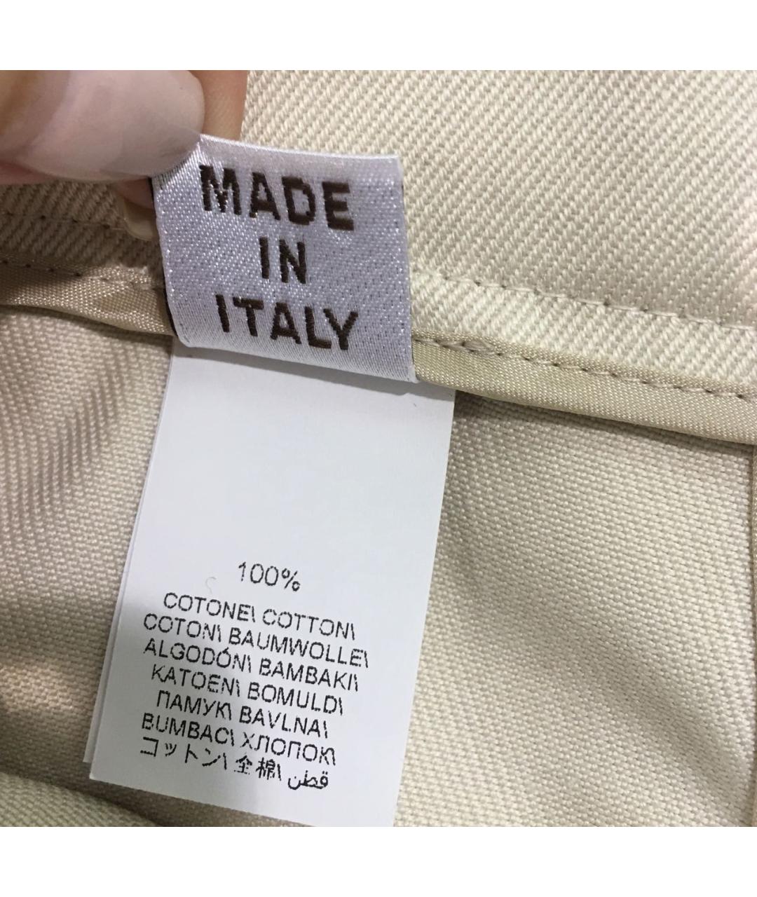 BRUNELLO CUCINELLI Хлопковые брюки широкие, фото 7