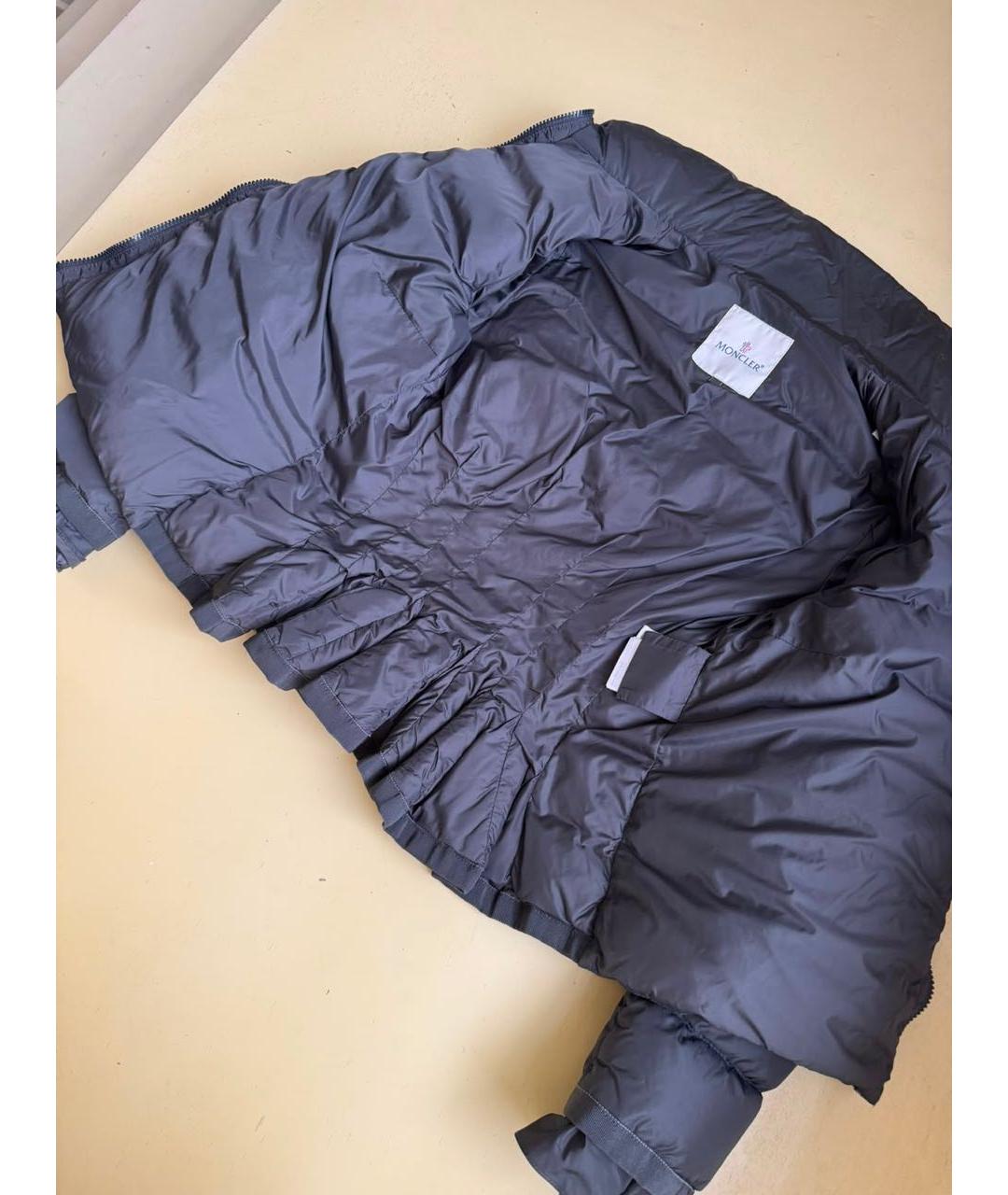 MONCLER Серый пуховик, фото 6