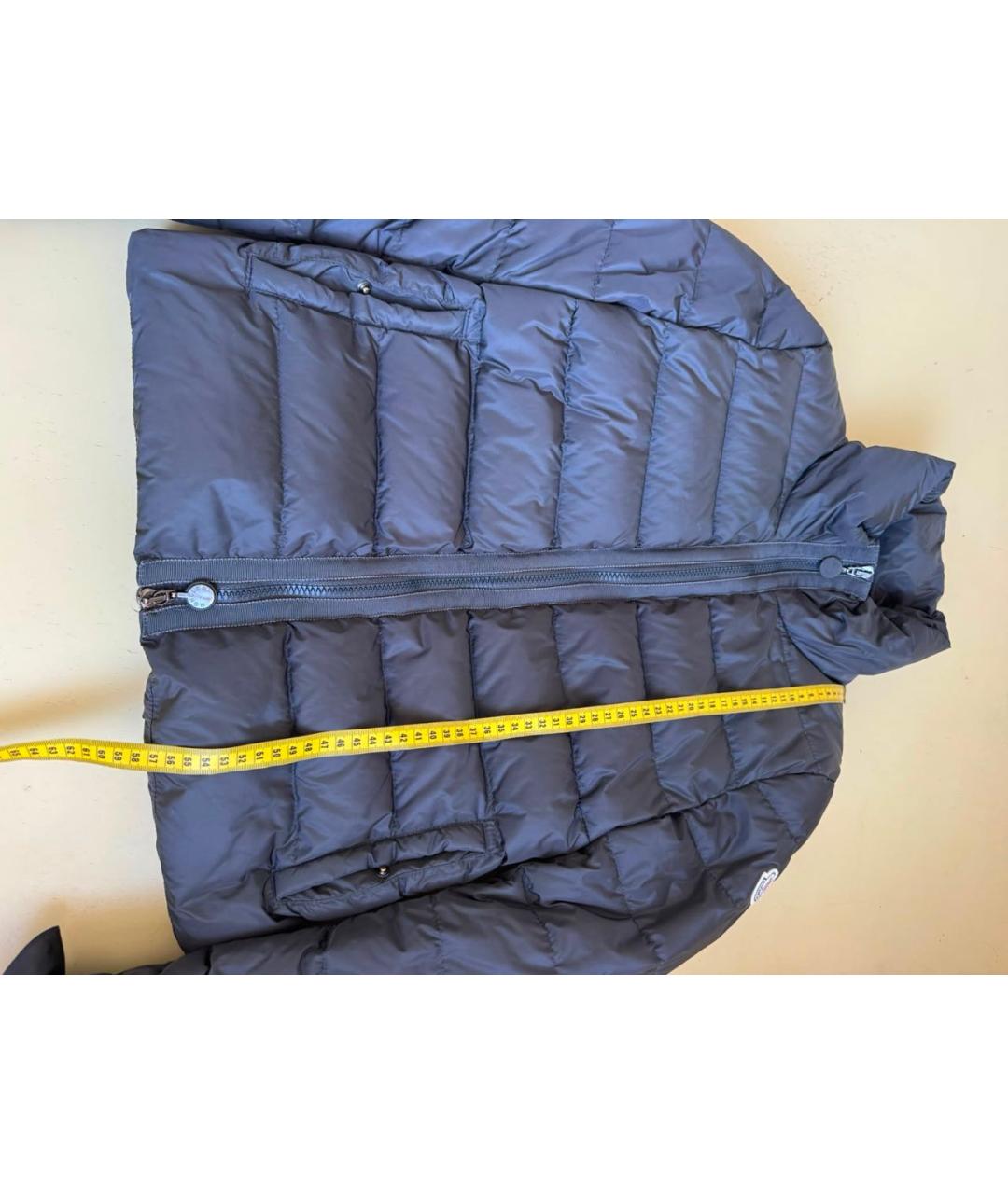 MONCLER Серый пуховик, фото 4