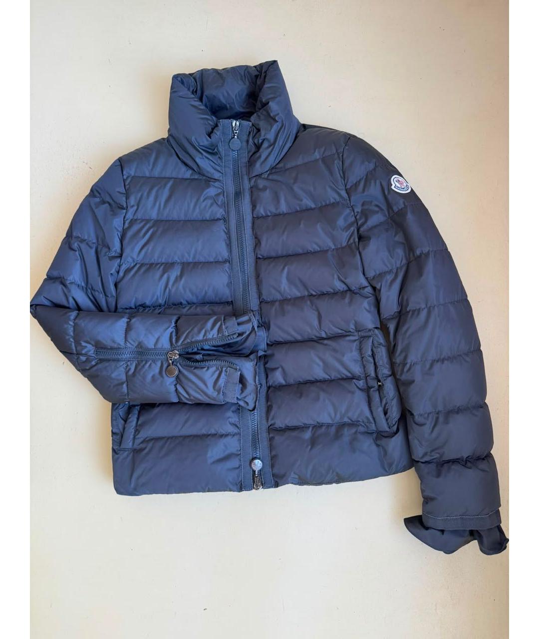 MONCLER Серый пуховик, фото 7