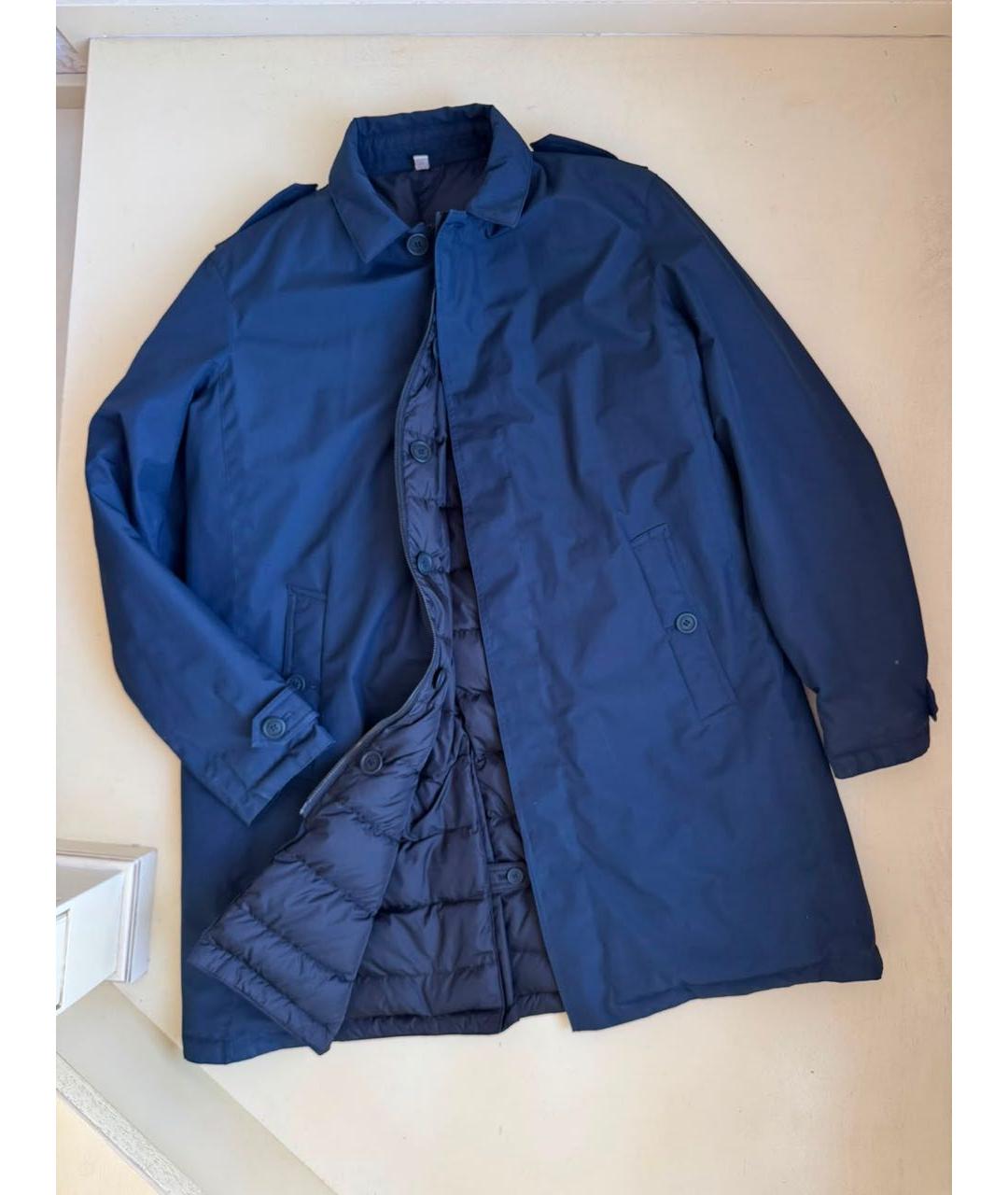 BURBERRY Синий пуховик, фото 6