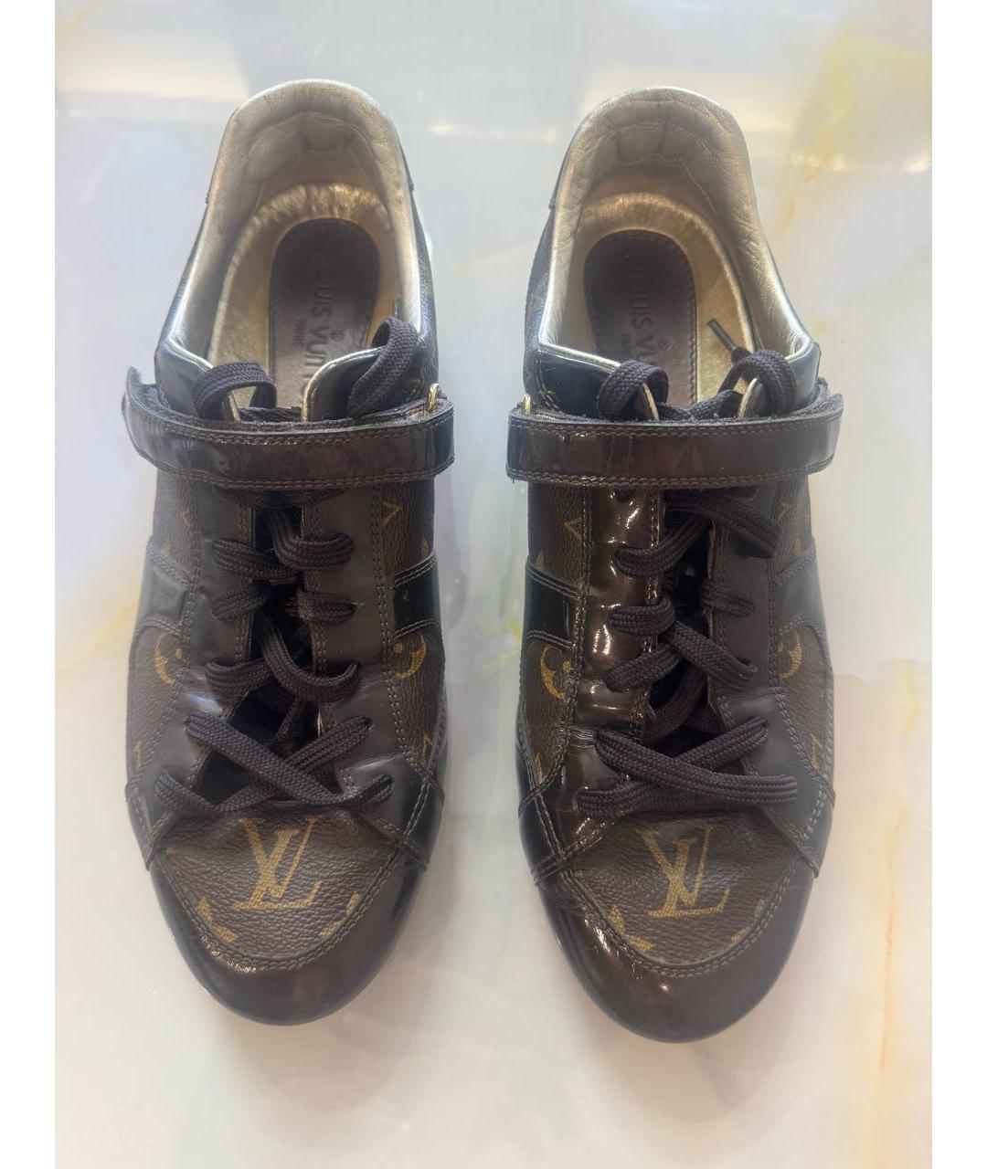 LOUIS VUITTON Коричневые кроссовки, фото 2
