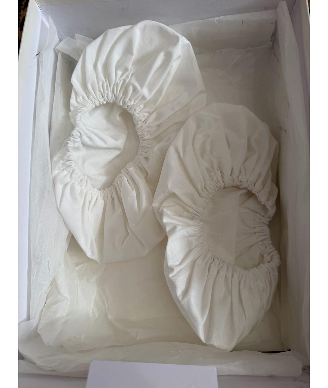 MAISON MARGIELA Коричневые кожаные полусапоги, фото 5