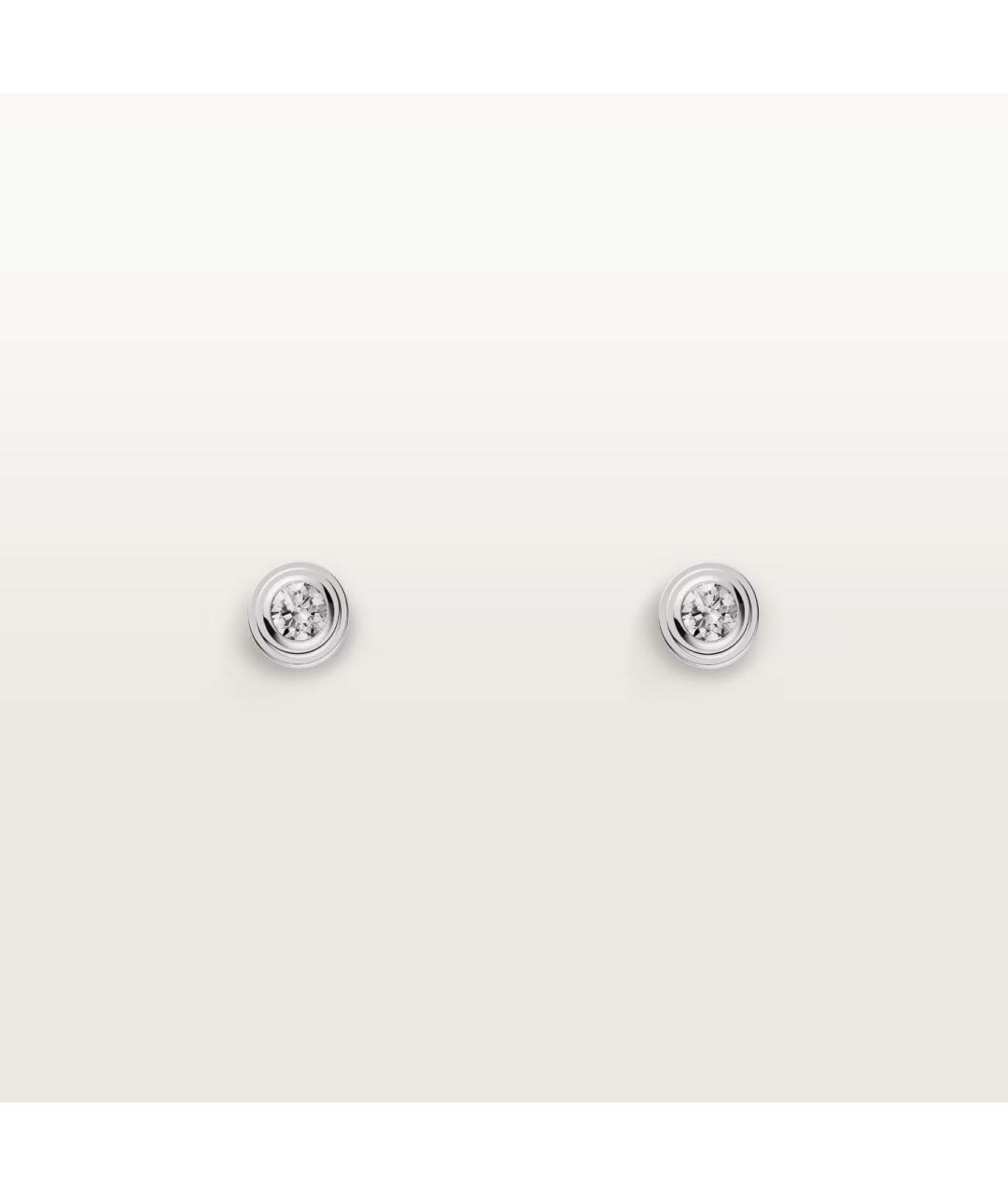 CARTIER Серьги из белого золота, фото 6