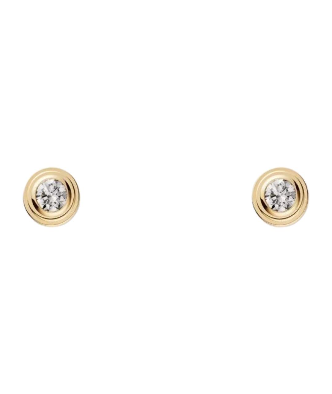 CARTIER Золотые серьги из желтого золота, фото 1