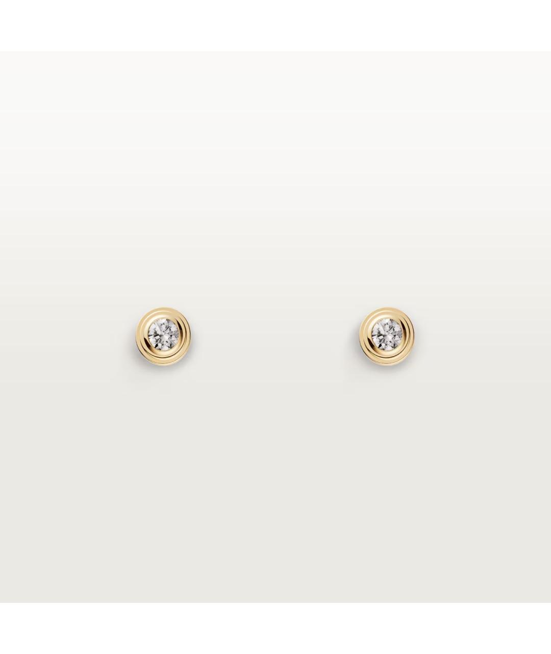 CARTIER Золотые серьги из желтого золота, фото 6