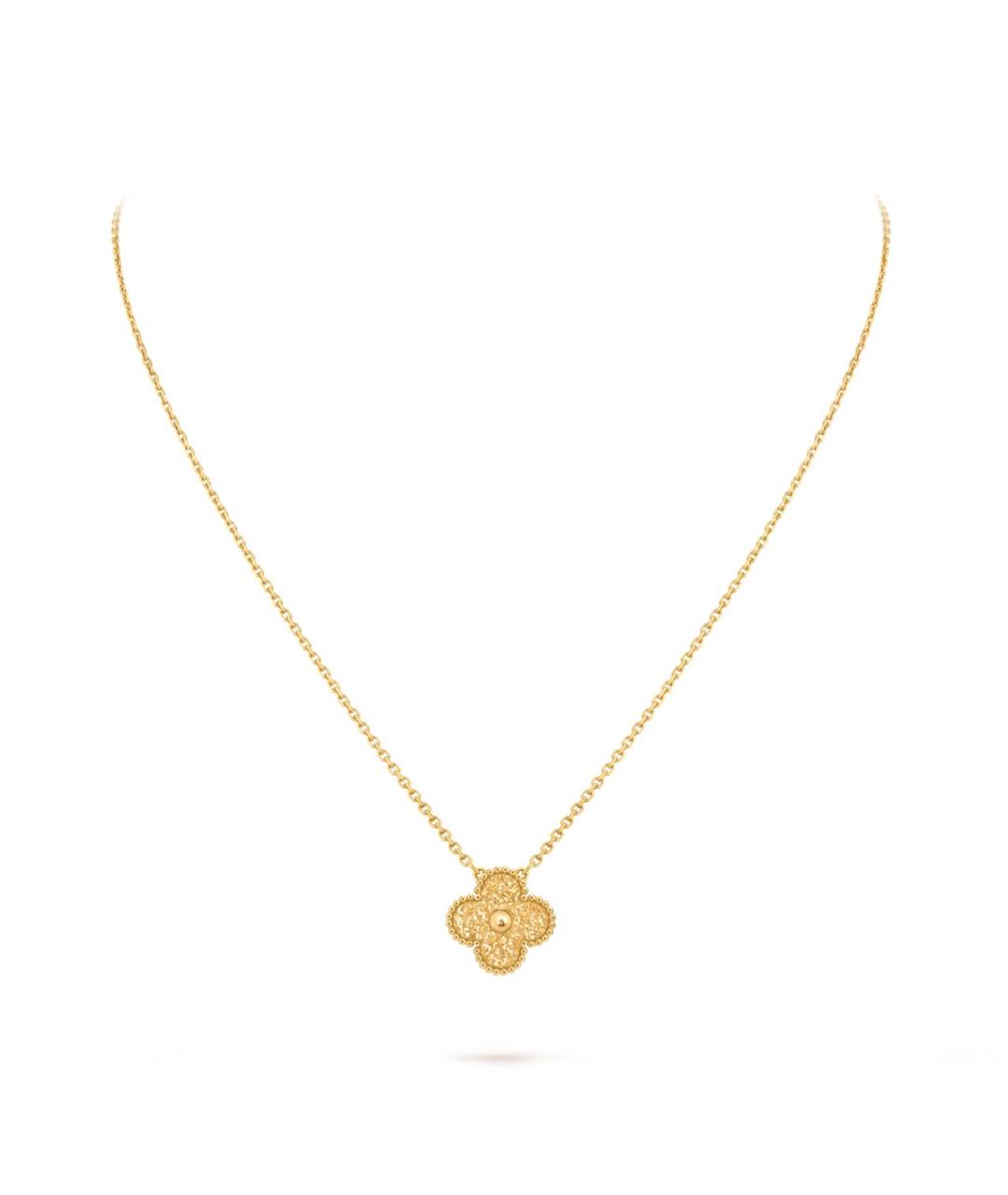 VAN CLEEF & ARPELS Золотое колье из желтого золота, фото 5