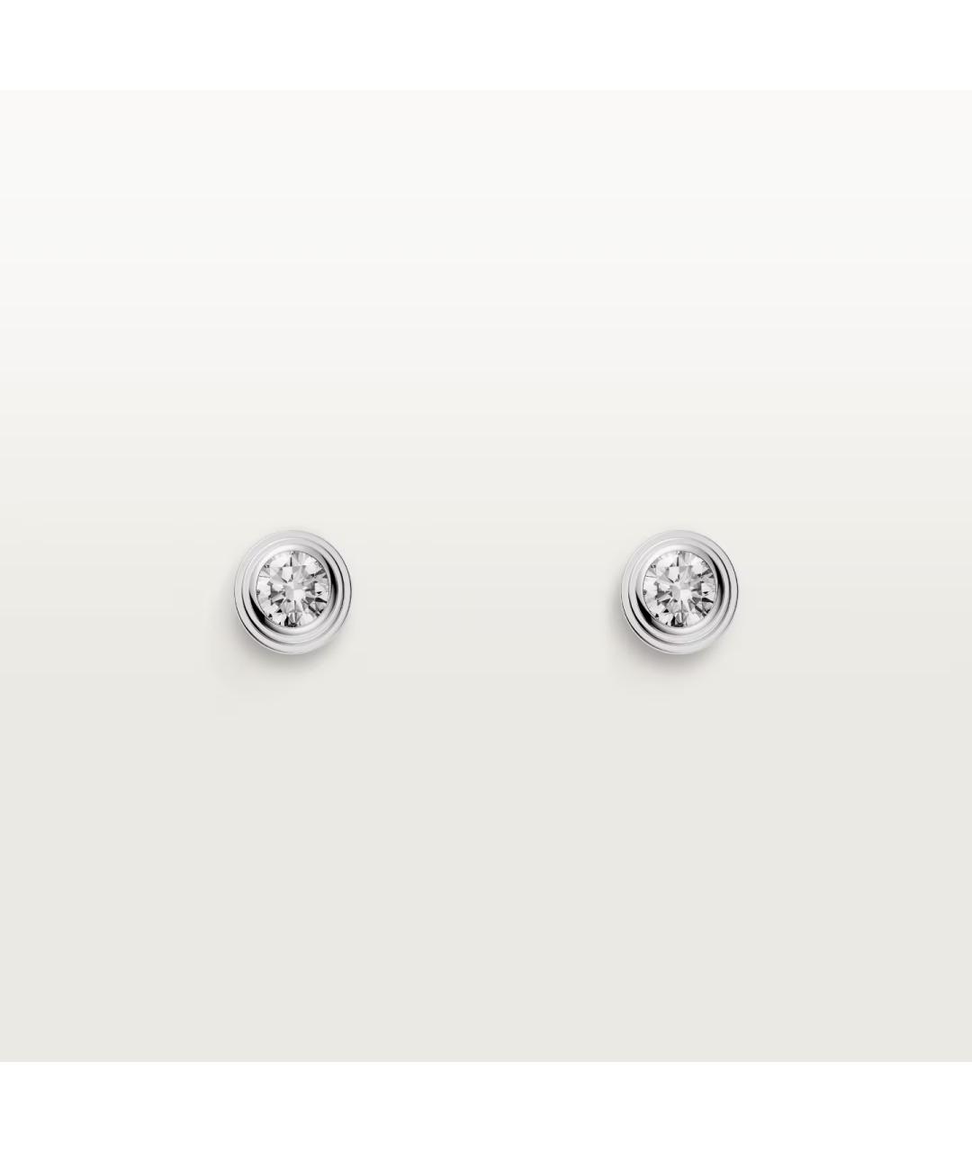 CARTIER Серьги из белого золота, фото 6