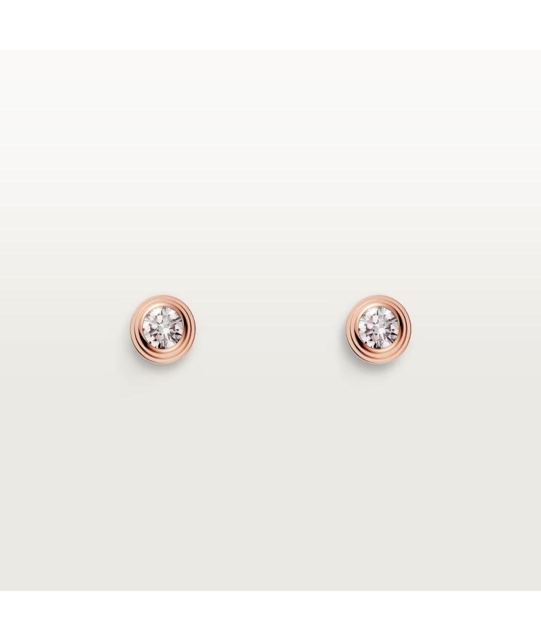 CARTIER Золотые серьги из розового золота, фото 6