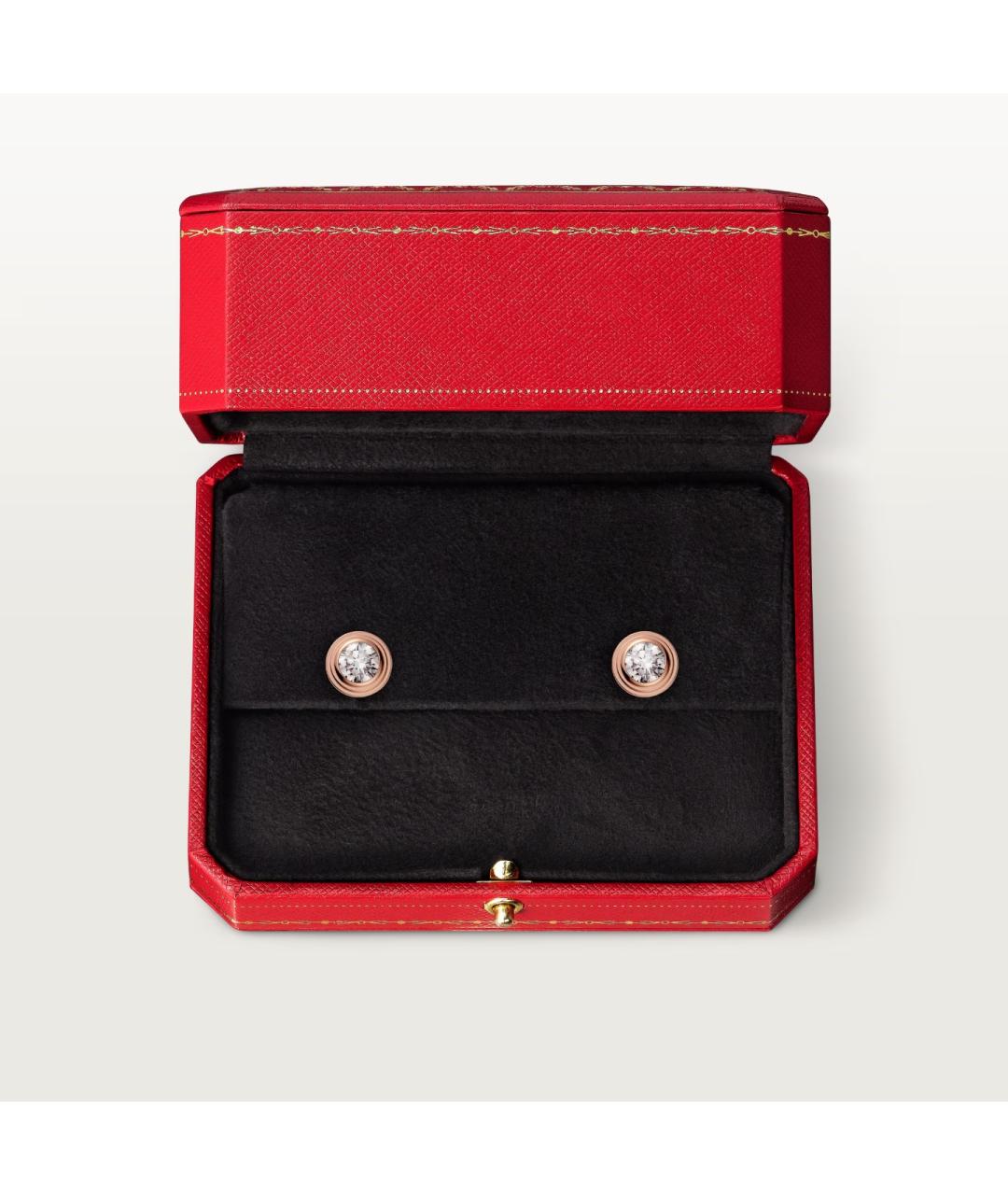 CARTIER Золотые серьги из розового золота, фото 5