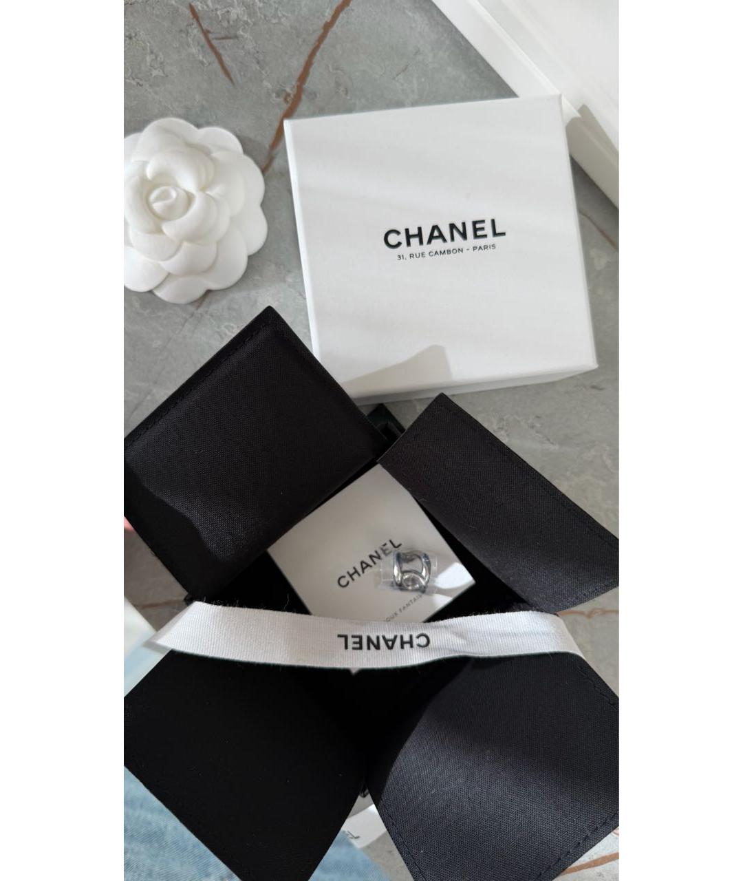 CHANEL Серебряные серьги, фото 2