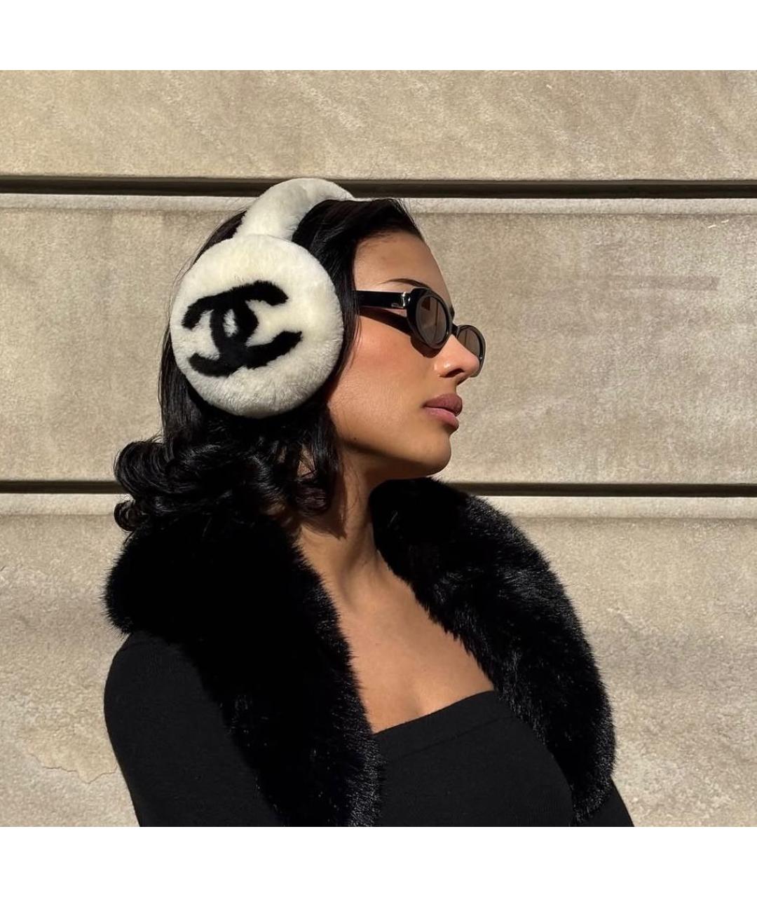 CHANEL Бежевые наушники, фото 8