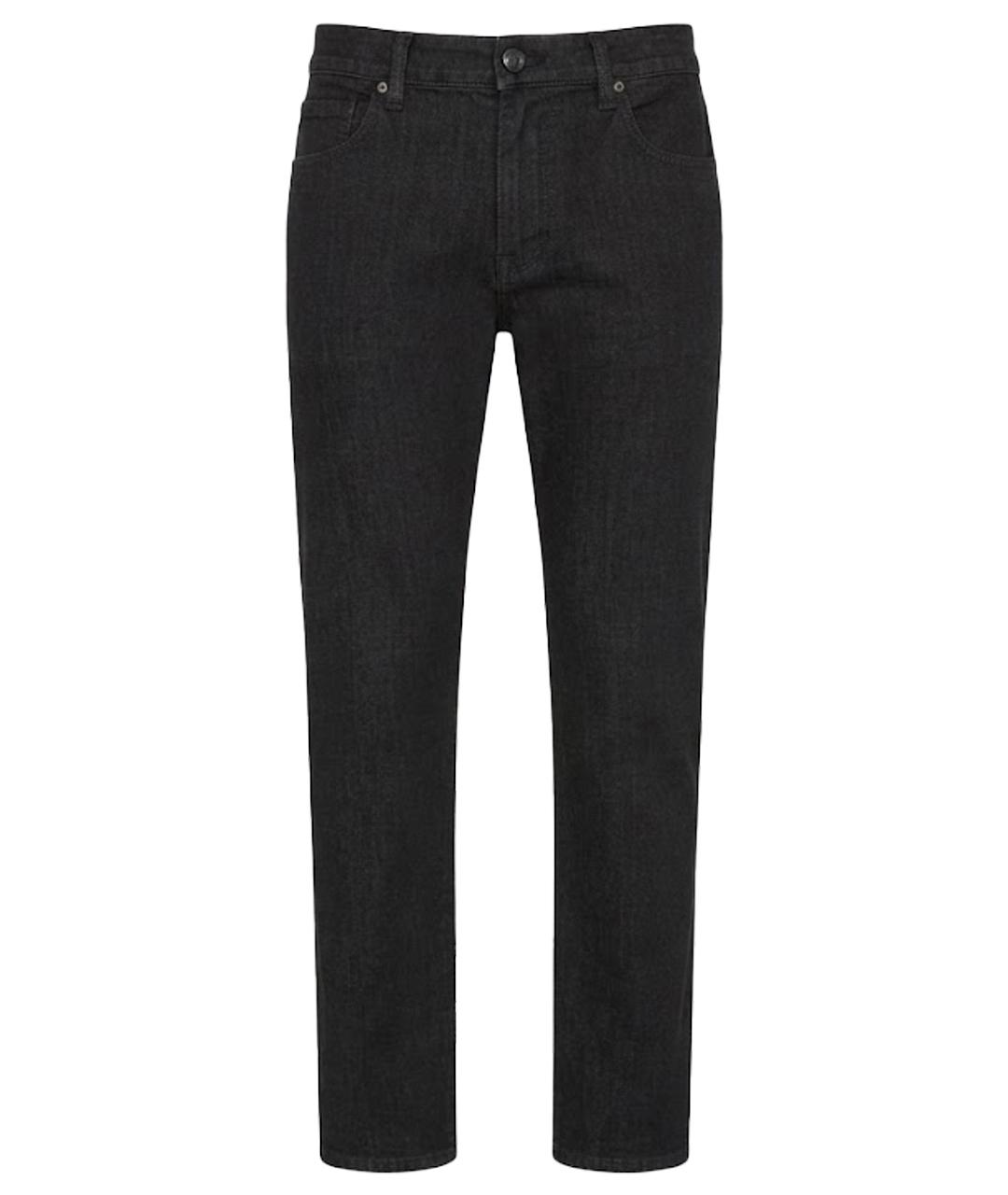 DOLCE&GABBANA Черные хлопко-эластановые джинсы слим, фото 1