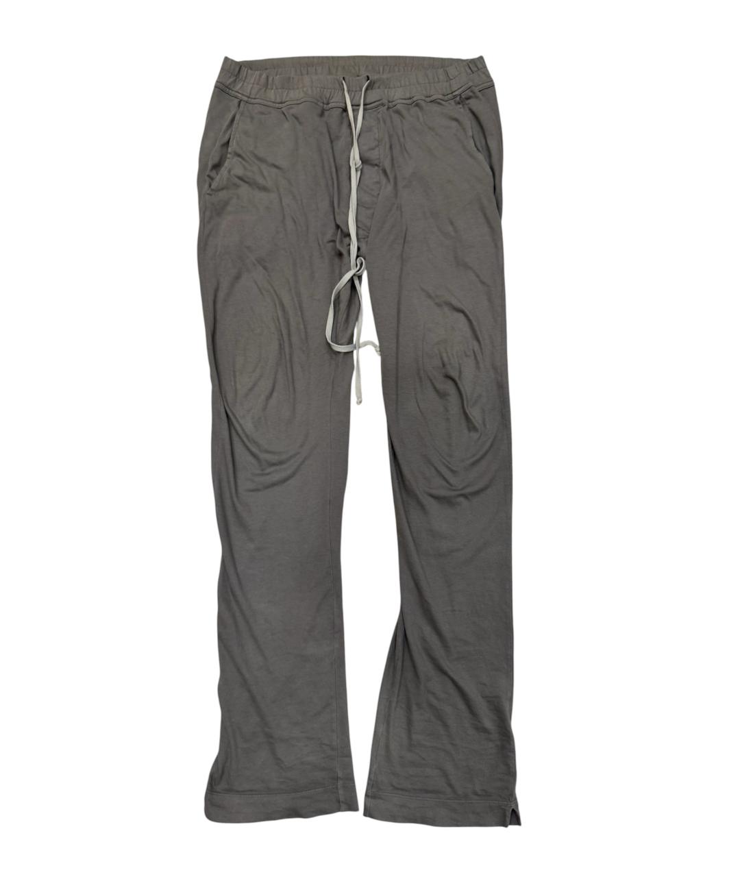 RICK OWENS DRKSHDW Хаки хлопковые повседневные брюки, фото 4