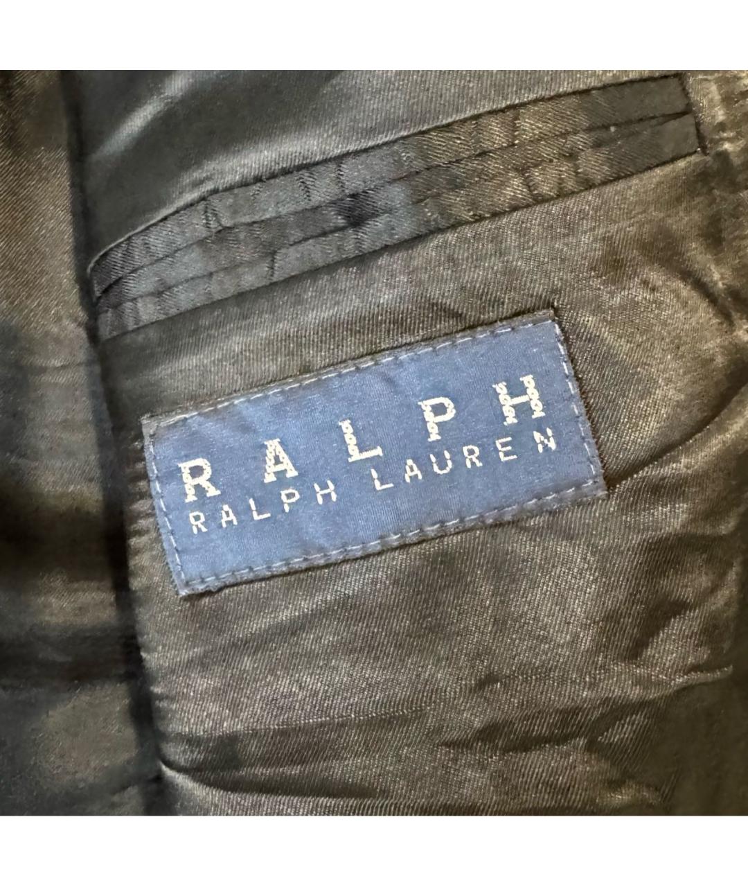 RALPH LAUREN Серый шерстяной пиджак, фото 3
