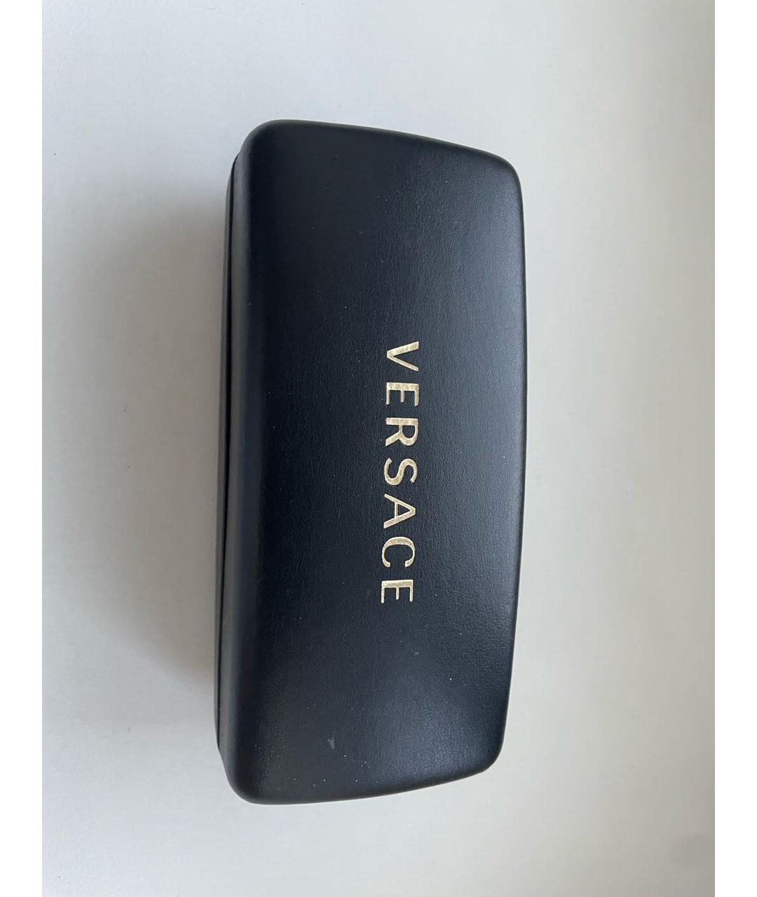 VERSACE Белые пластиковые солнцезащитные очки, фото 3
