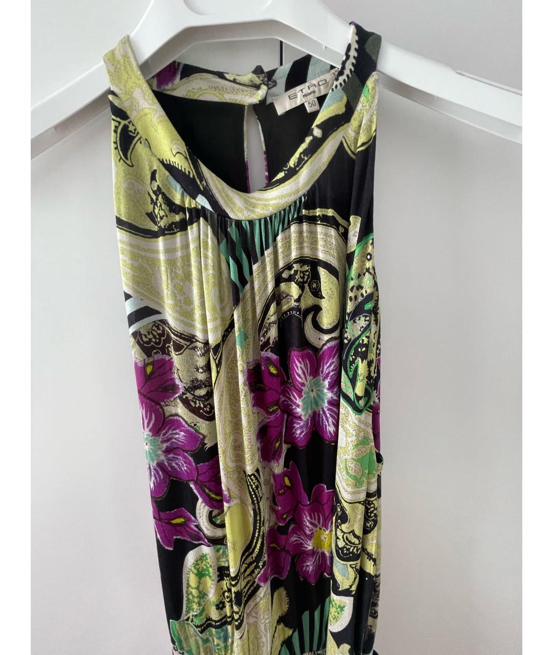 ETRO Мульти вискозное платье, фото 4