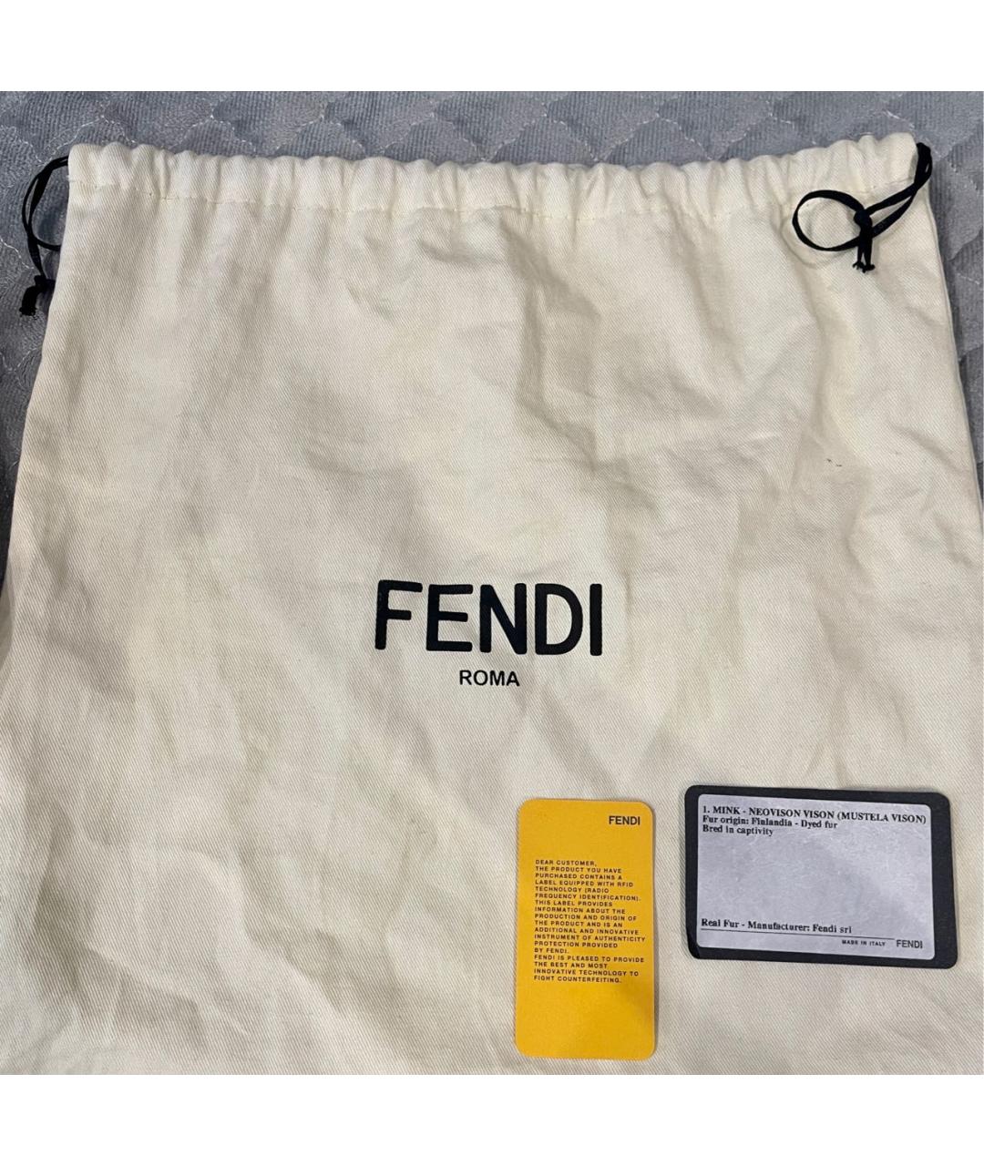 FENDI Розовая кожаная сумка через плечо, фото 7