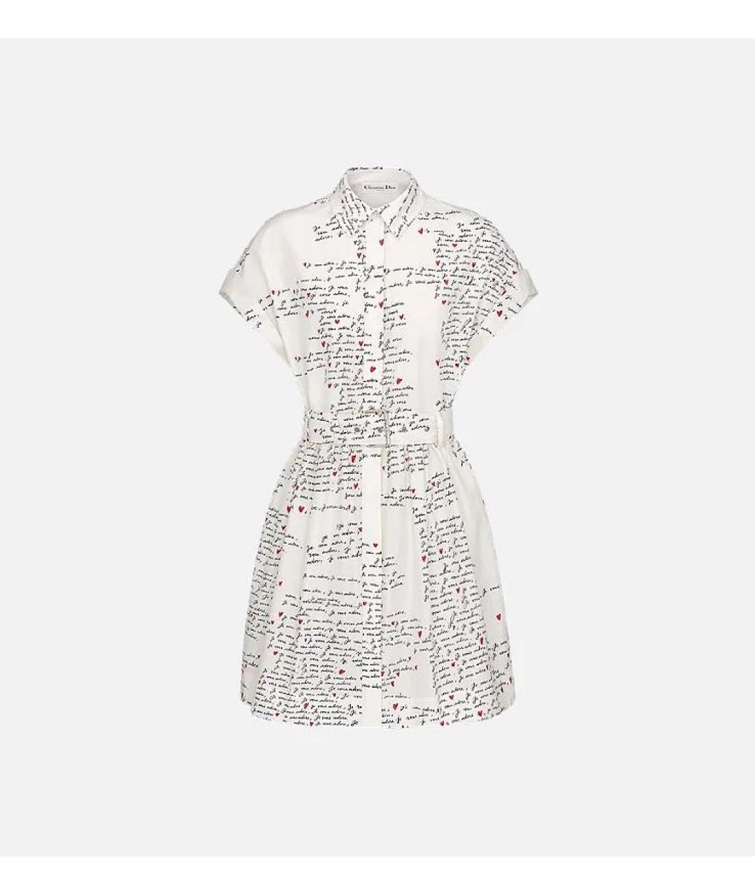 CHRISTIAN DIOR Белый хлопковый сарафан, фото 7