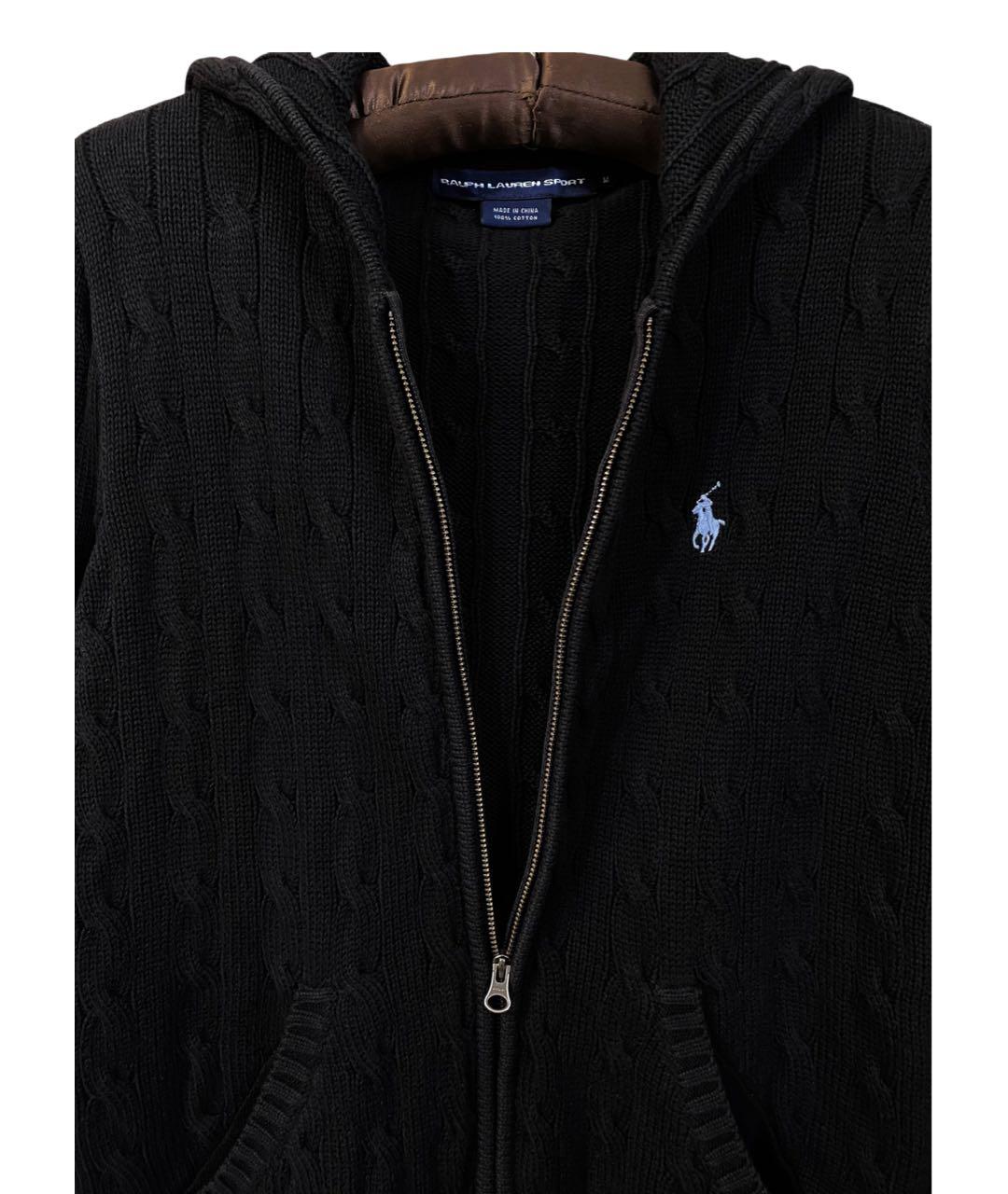 POLO RALPH LAUREN Черный хлопковый джемпер / свитер, фото 8