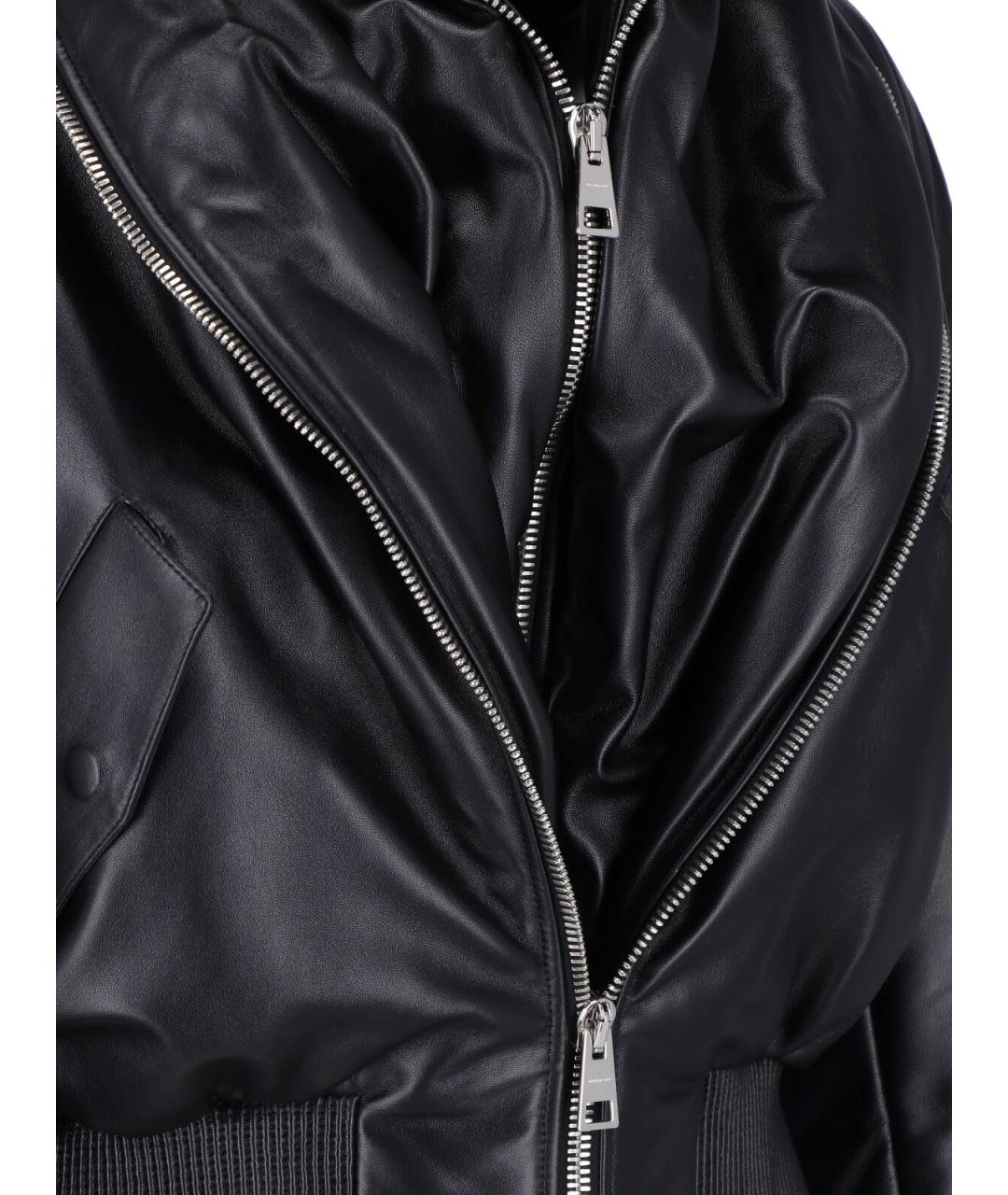 GIVENCHY Черная кожаная куртка, фото 4