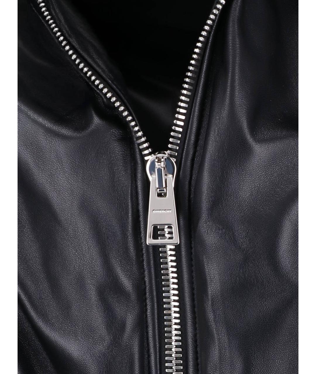 GIVENCHY Черная кожаная куртка, фото 5