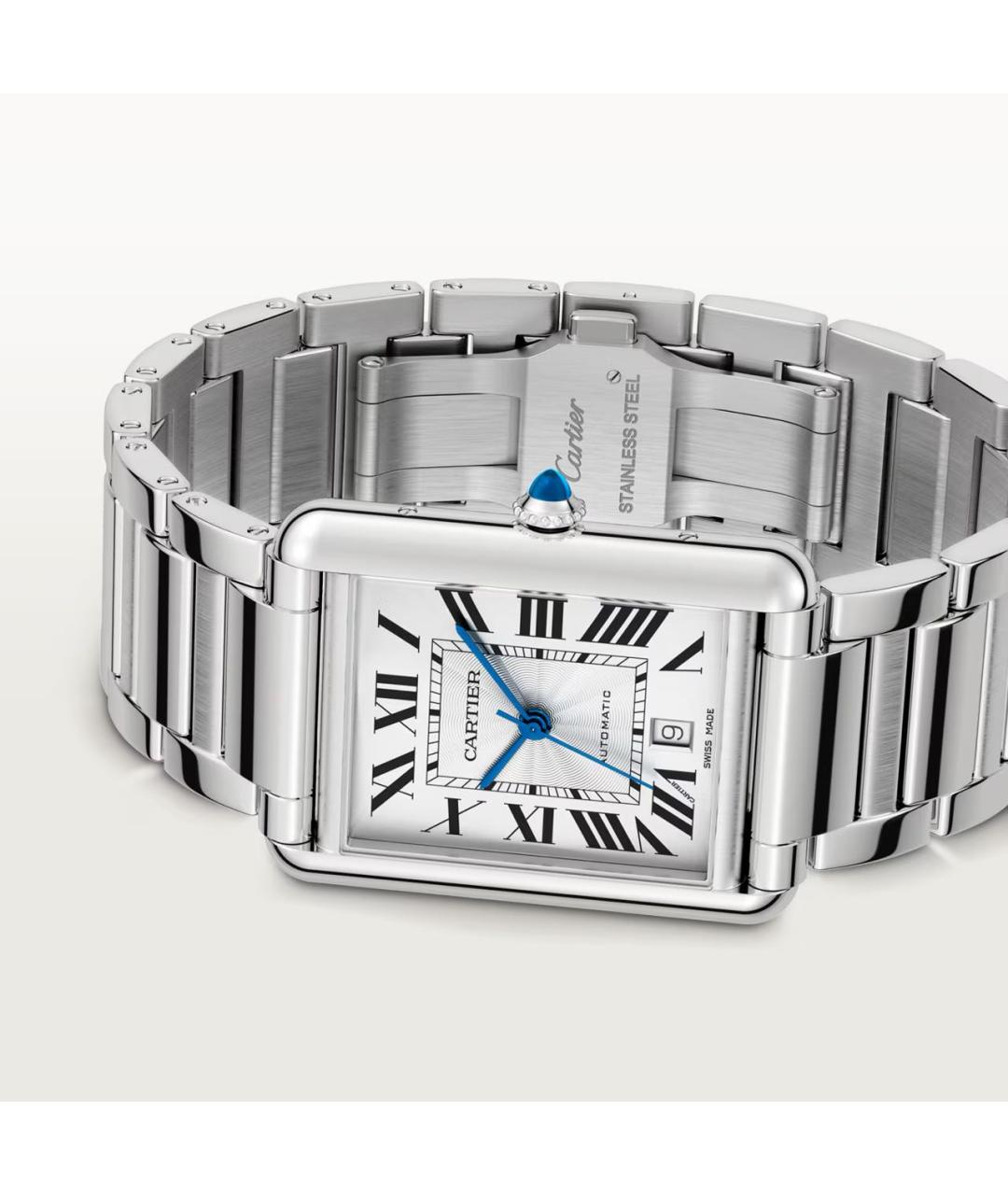 CARTIER Серебряные часы, фото 6
