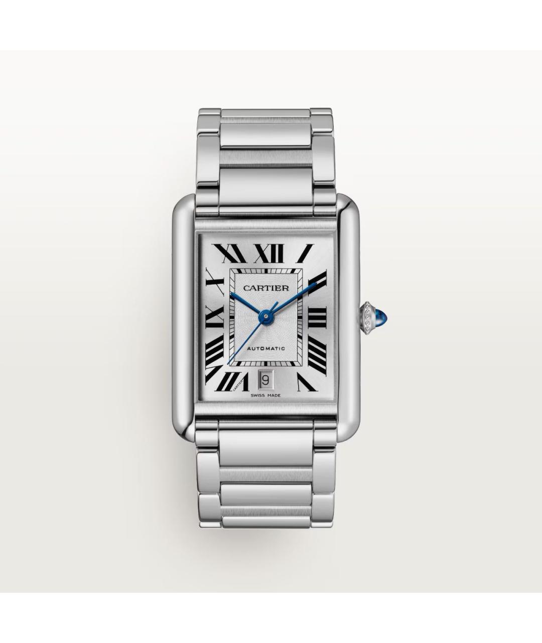 CARTIER Серебряные часы, фото 8