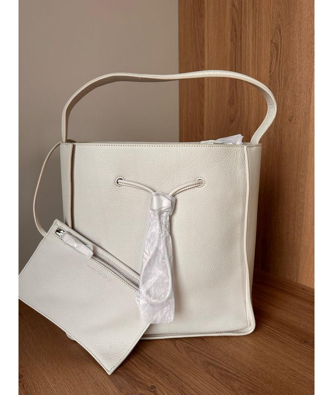 3.1 PHILLIP LIM Белая кожаная сумка через плечо, фото 2
