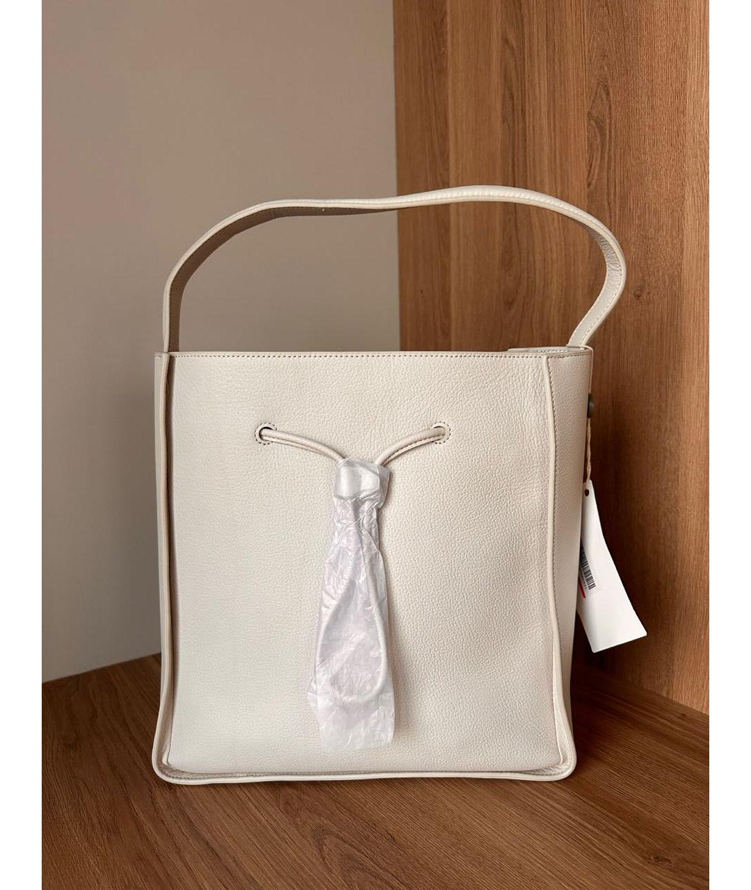 3.1 PHILLIP LIM Белая кожаная сумка через плечо, фото 9