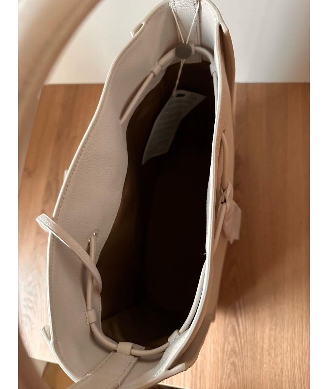 3.1 PHILLIP LIM Белая кожаная сумка через плечо, фото 5