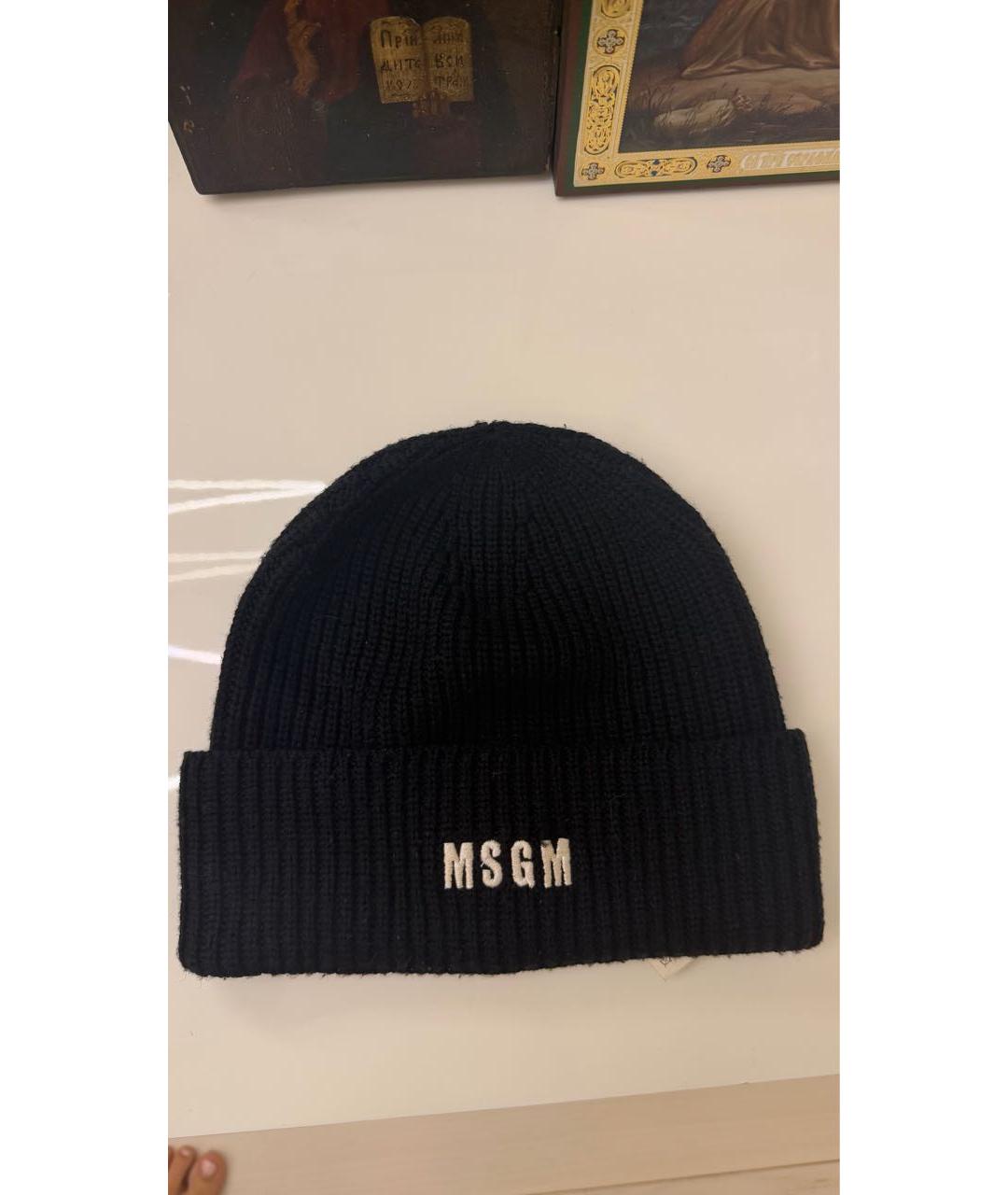 MSGM Черная шапка, фото 6