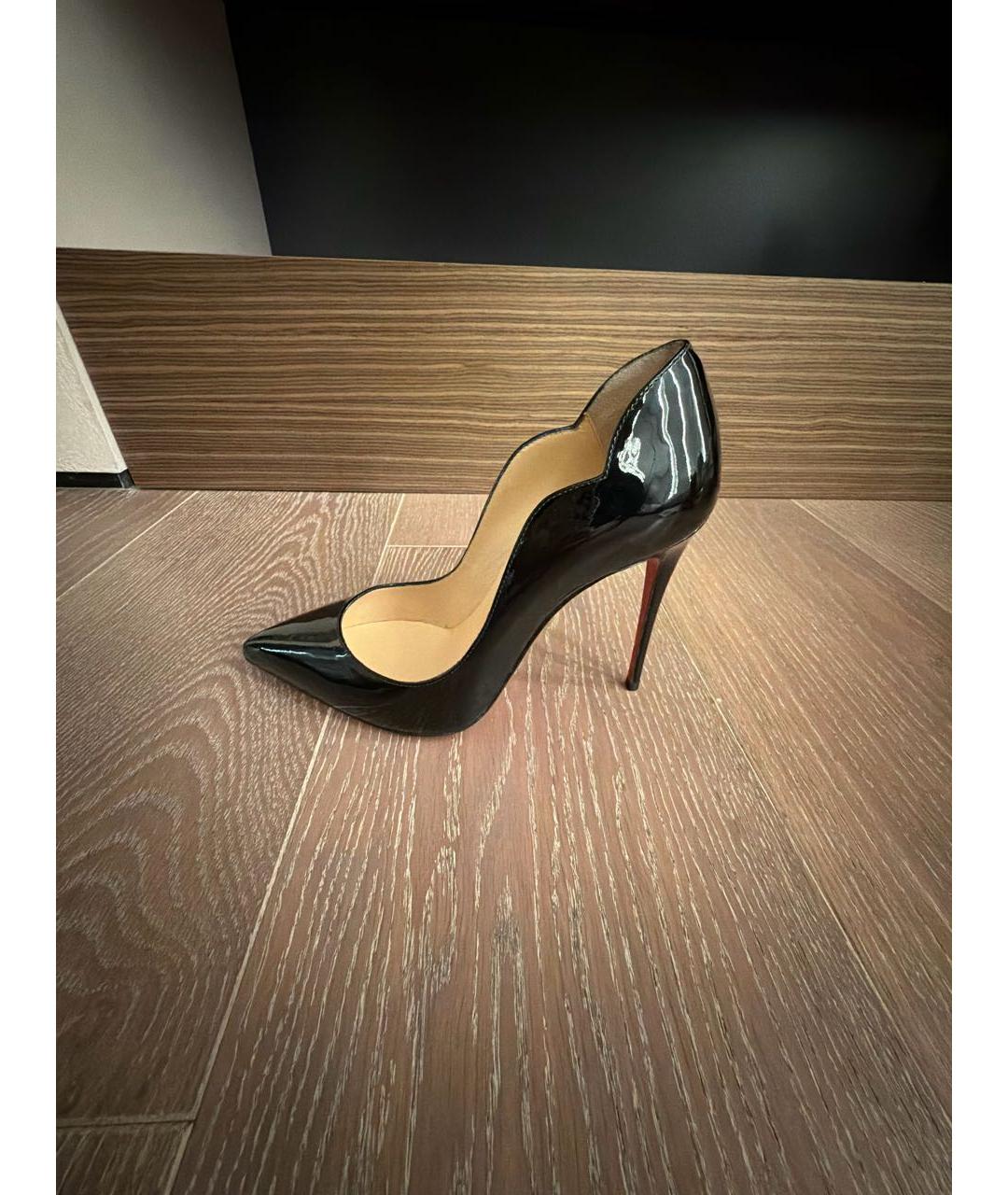 CHRISTIAN LOUBOUTIN Хаки туфли из лакированной кожи, фото 6