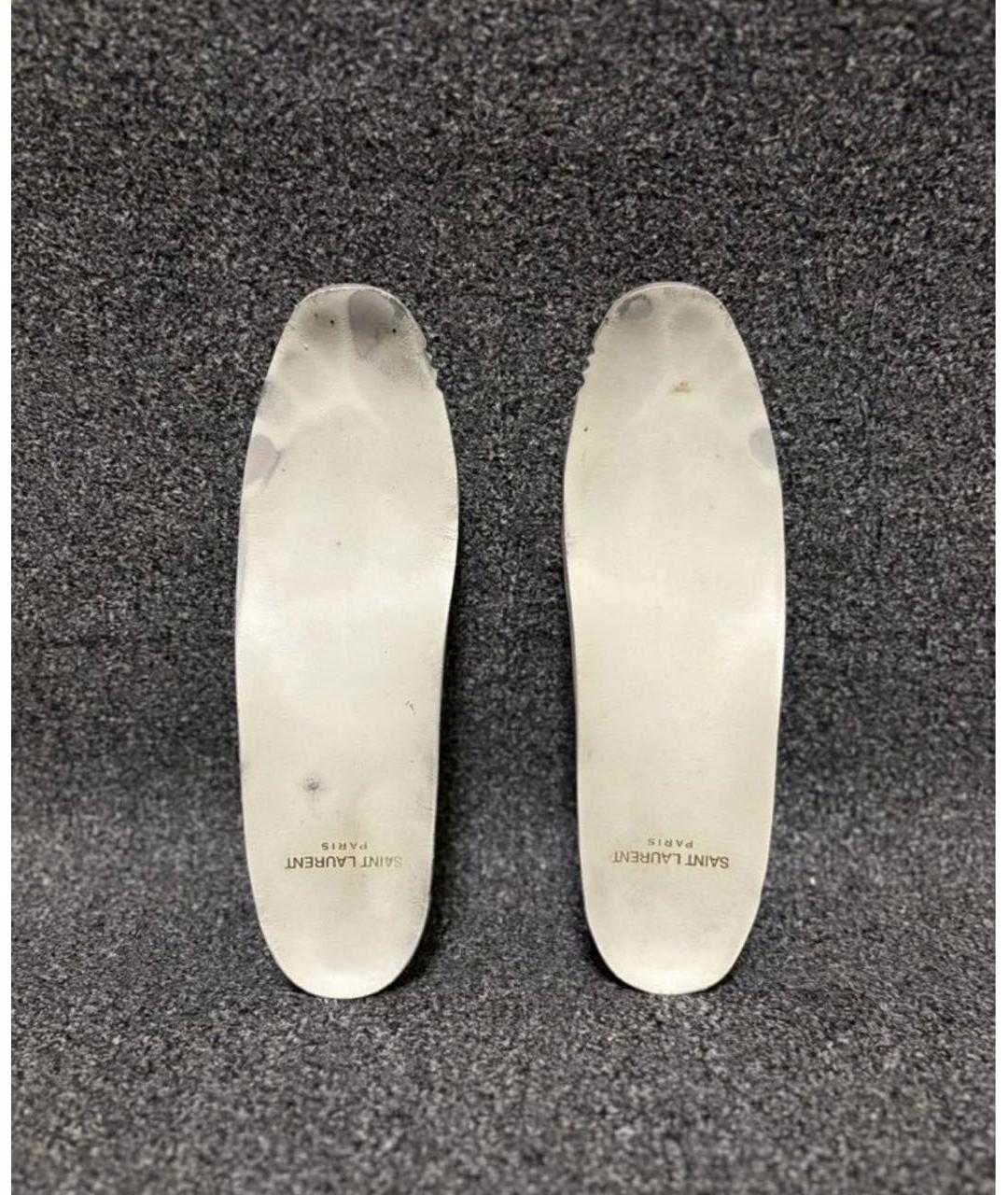 SAINT LAURENT Белые кожаные кеды, фото 7