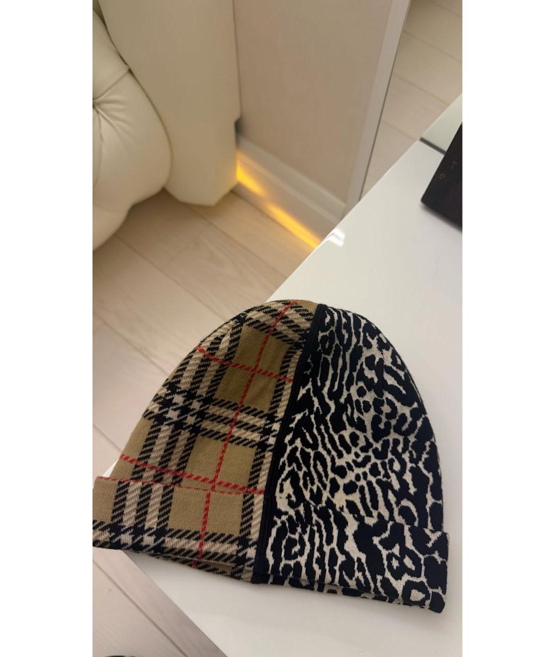 BURBERRY Бежевая шапка, фото 4