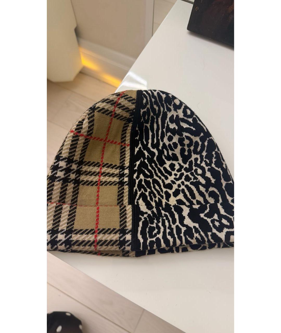 BURBERRY Бежевая шапка, фото 2