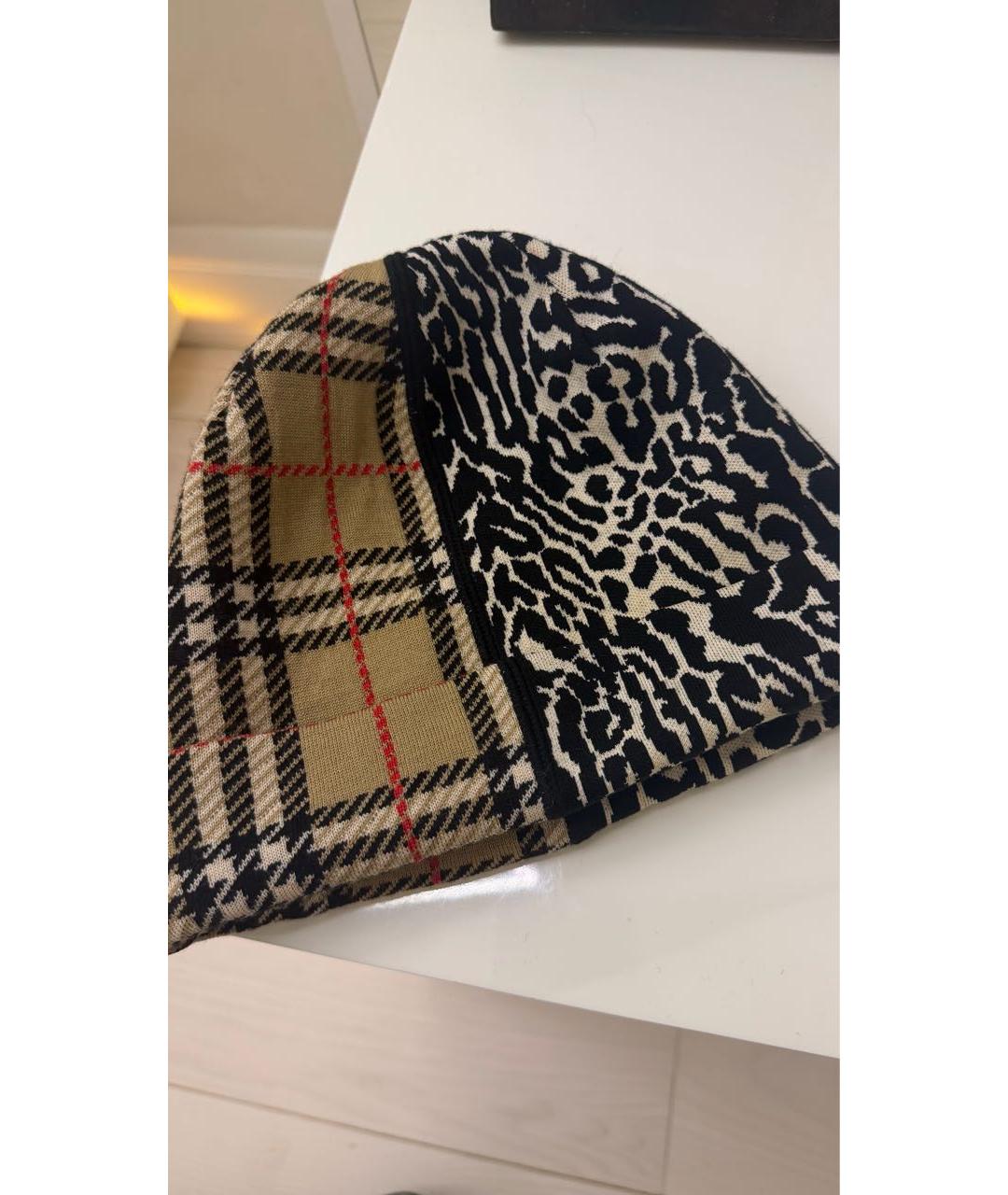 BURBERRY Бежевая шапка, фото 3