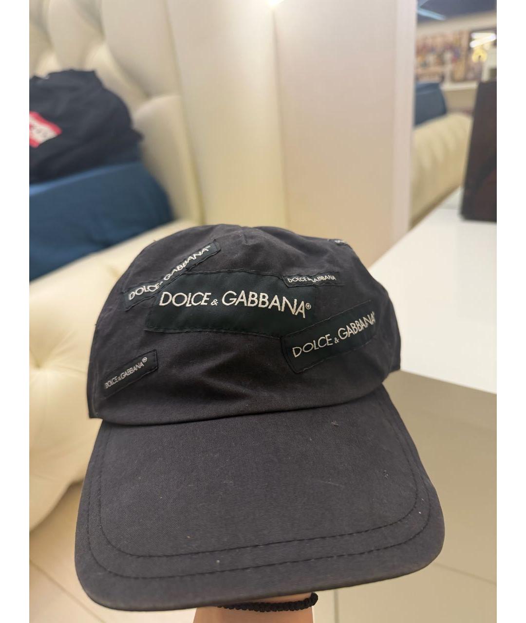 DOLCE&GABBANA Черная кепка, фото 5