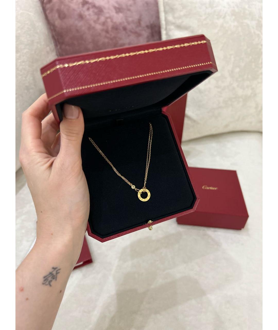 CARTIER Желтое колье из желтого золота, фото 5