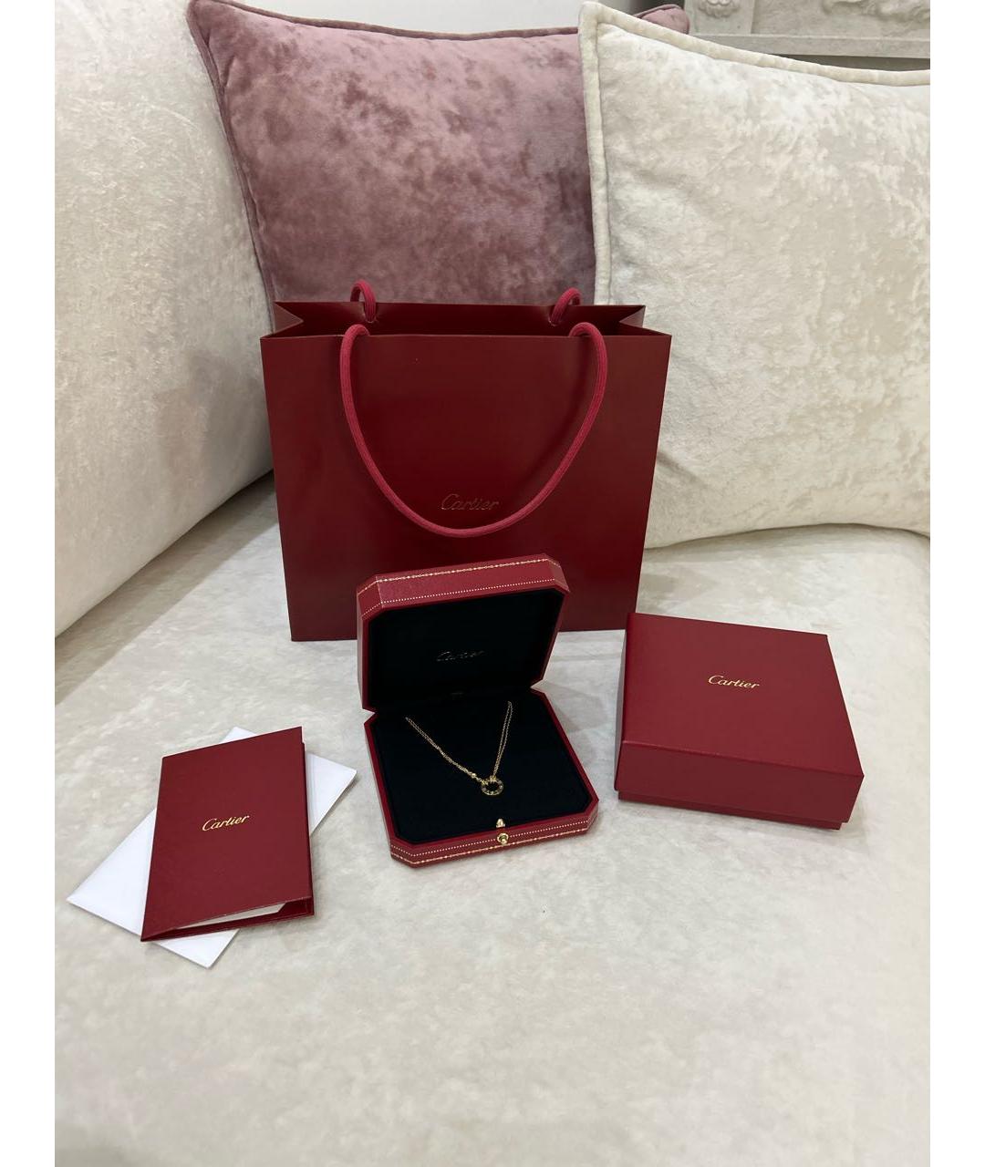 CARTIER Желтое колье из желтого золота, фото 2