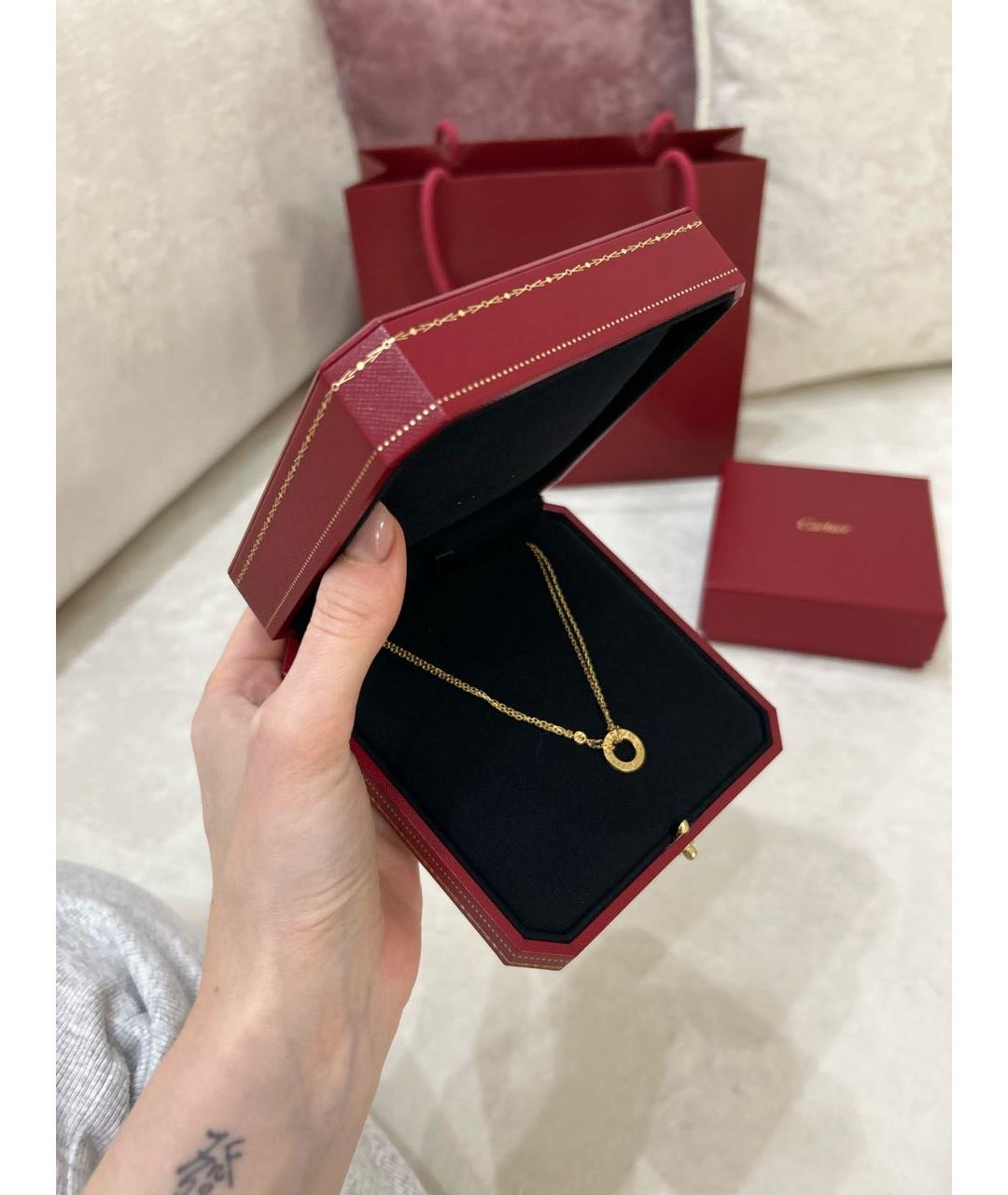 CARTIER Желтое колье из желтого золота, фото 3