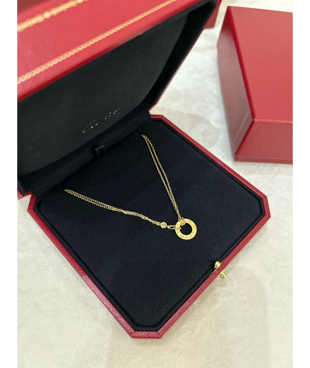 CARTIER Желтое колье из желтого золота, фото 4